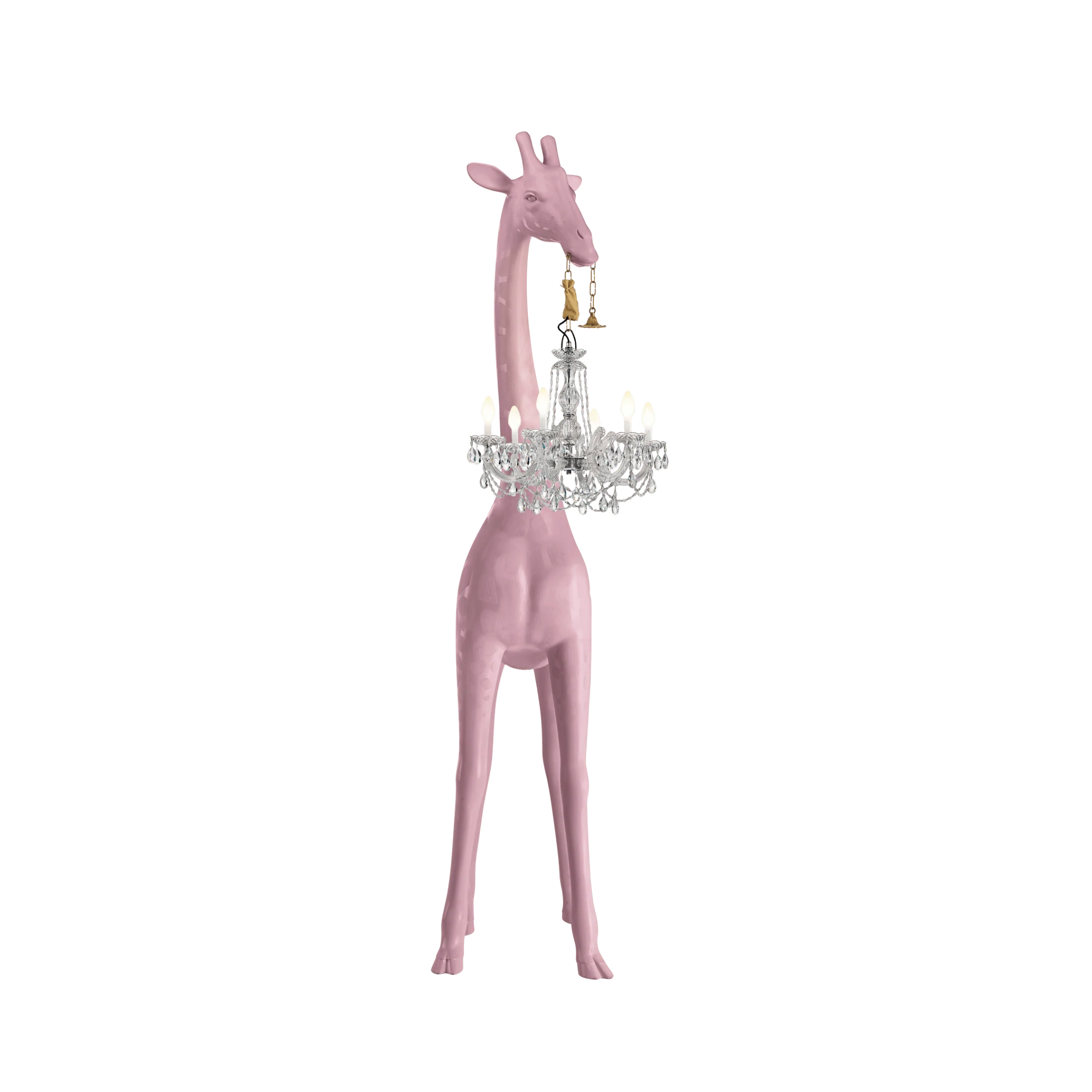Lampa zewnętrzna GIRAFFE IN LOVE M różowy