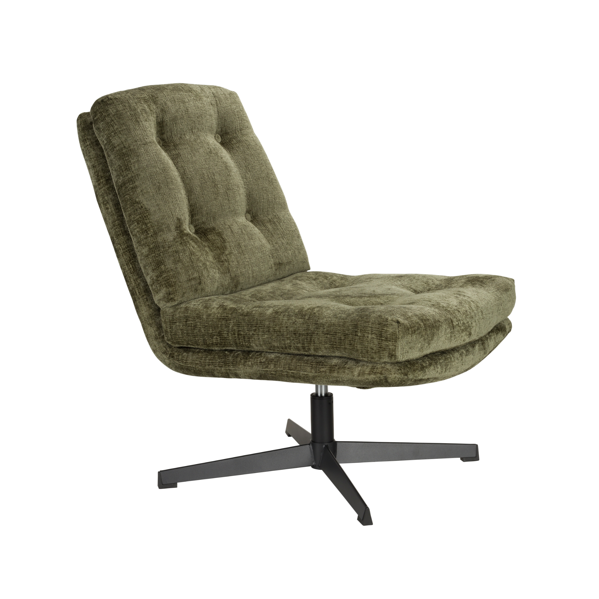 KAI Armchair Green with Black Base