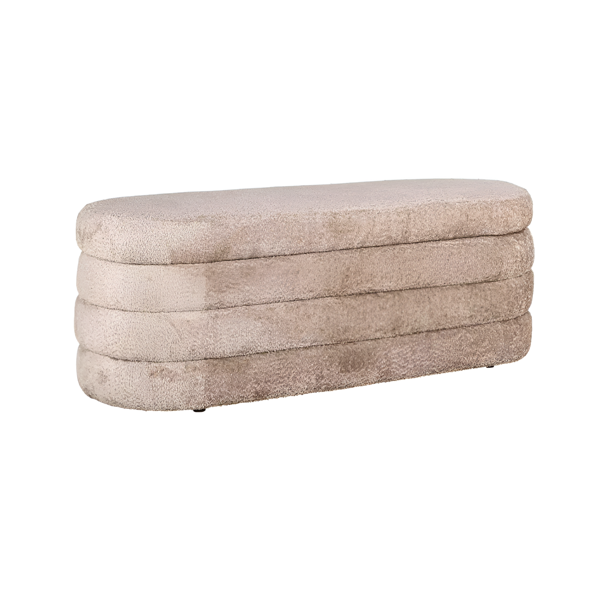Pouf mit Stauraum CAMILLE beige