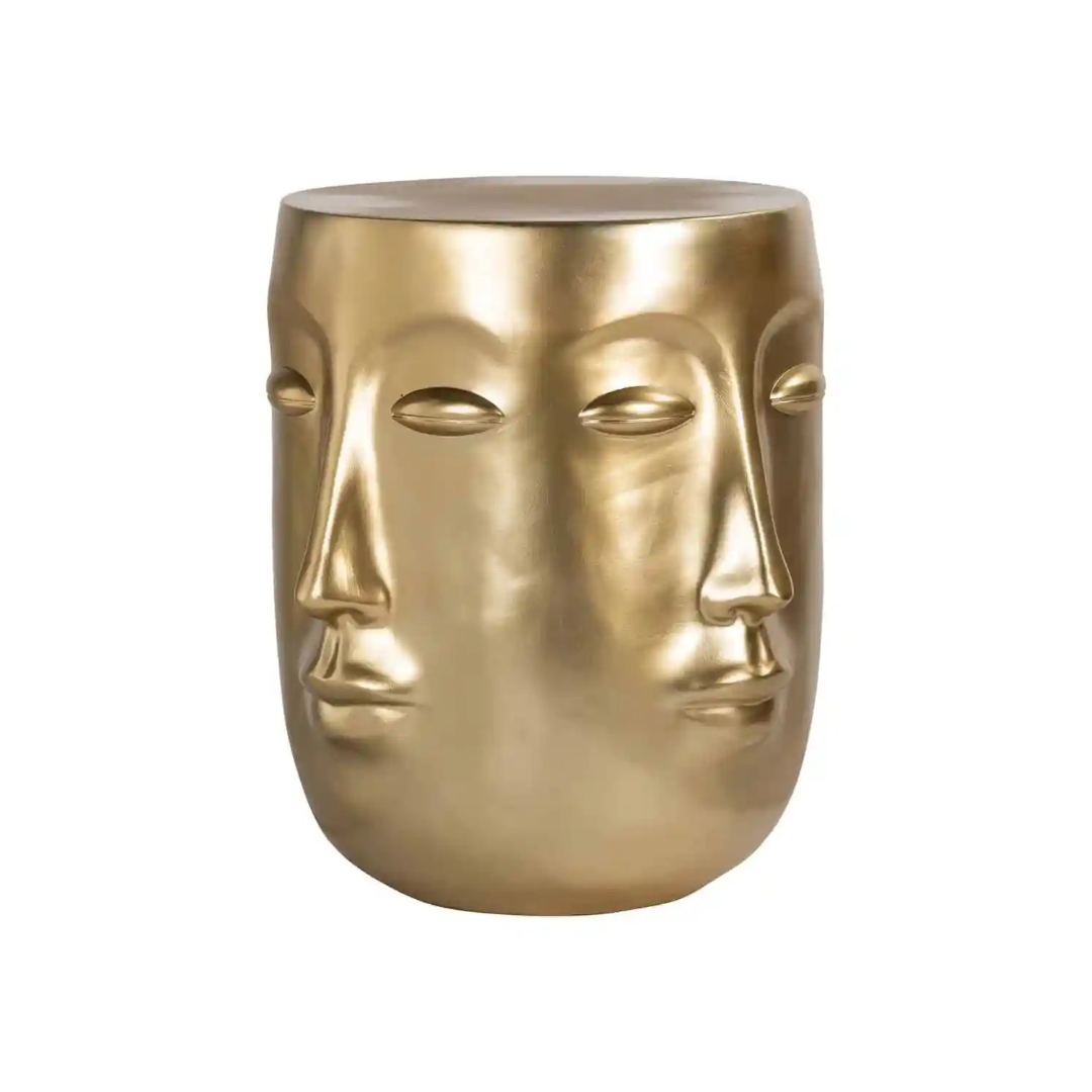 CHRISTY gold side table