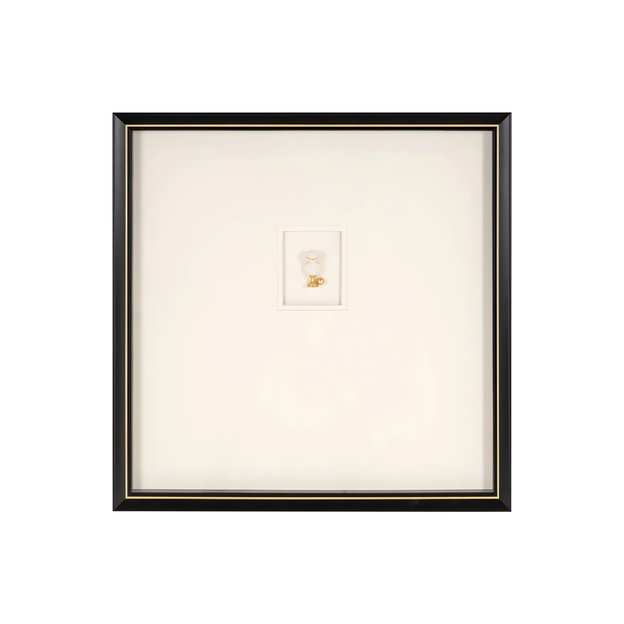 Bild DANNI beige mit schwarzem Rahmen