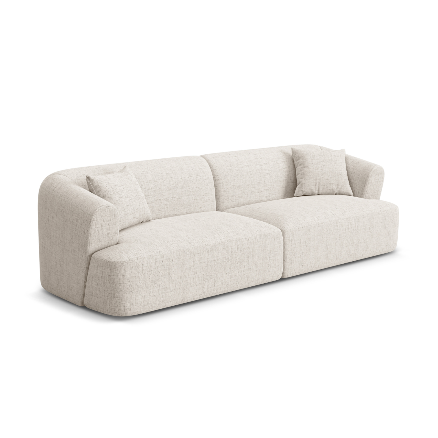 Sofa 4-osobowa CAMPI kremowy szenil