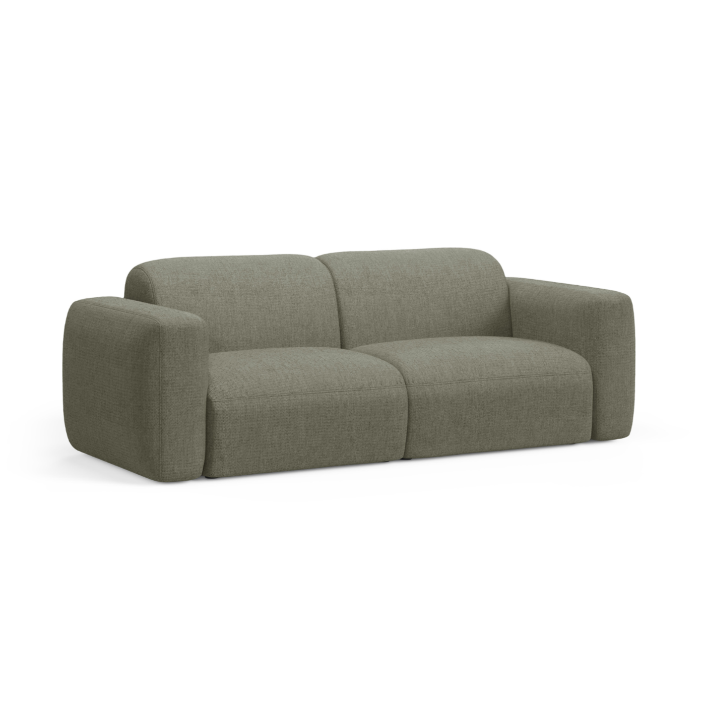 Sofa 3-osobowa STRINO oliwkowy szenil