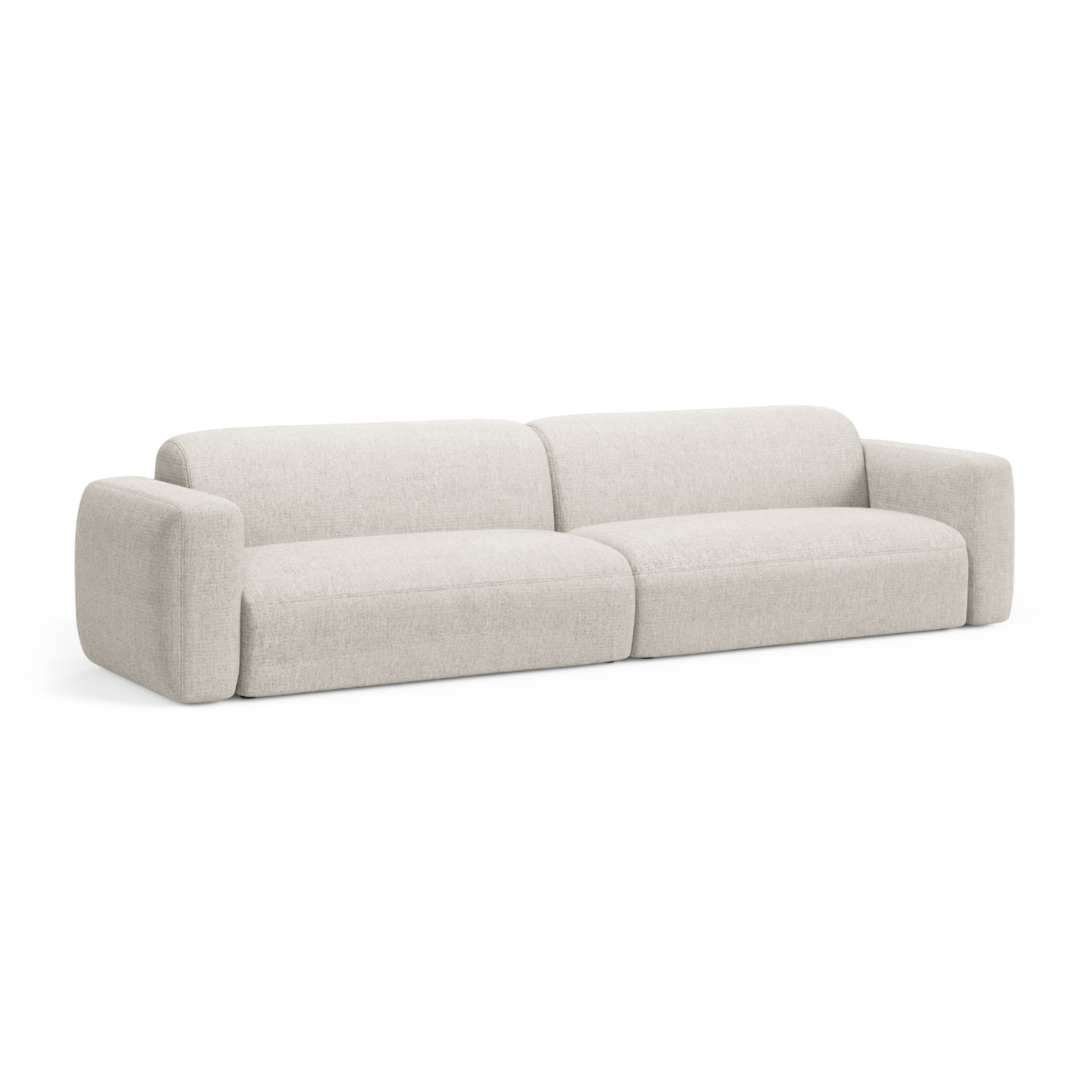 Sofa 4-osobowa STRINO kremowy szenil