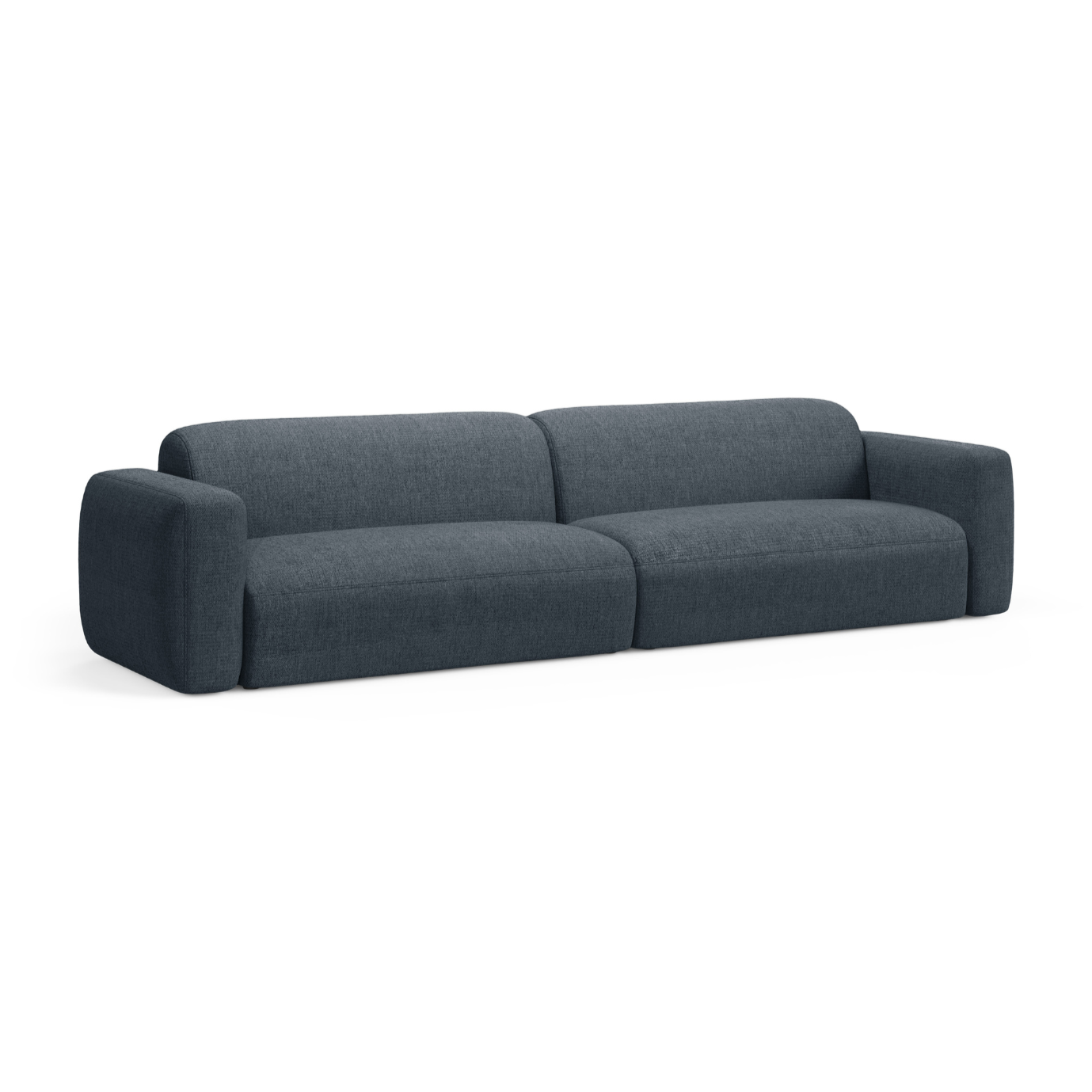 Sofa 4-osobowa STRINO niebieski szenil