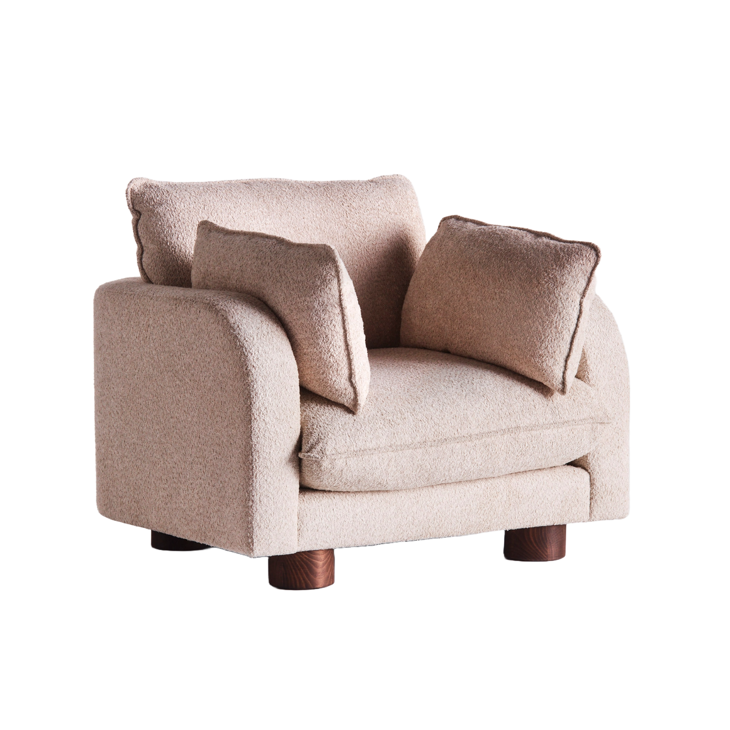 Sessel MILES beige Boucle
