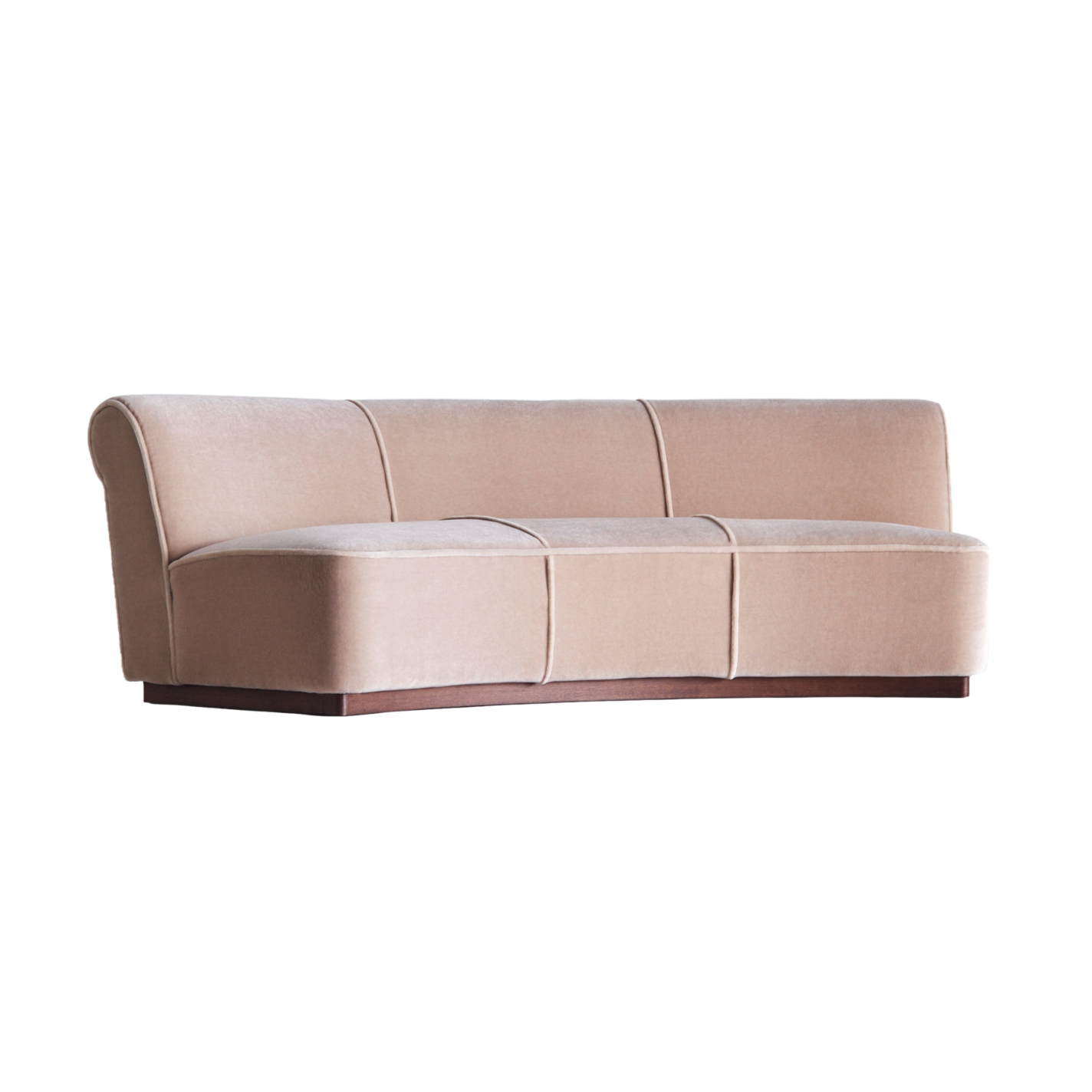 Sofa PARIS beżowy welur