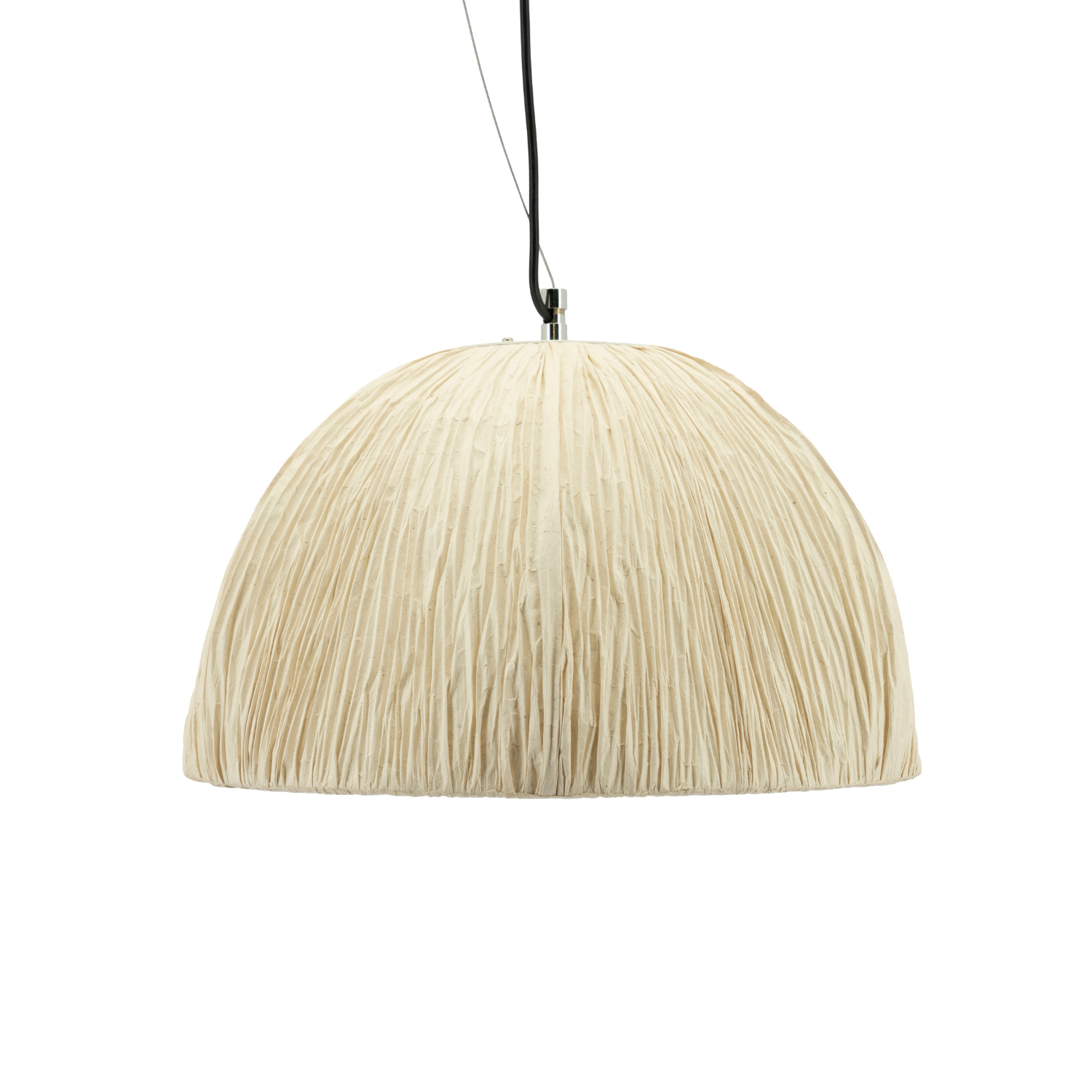 Lampa wisząca LOKTA jasnobeżowy papier