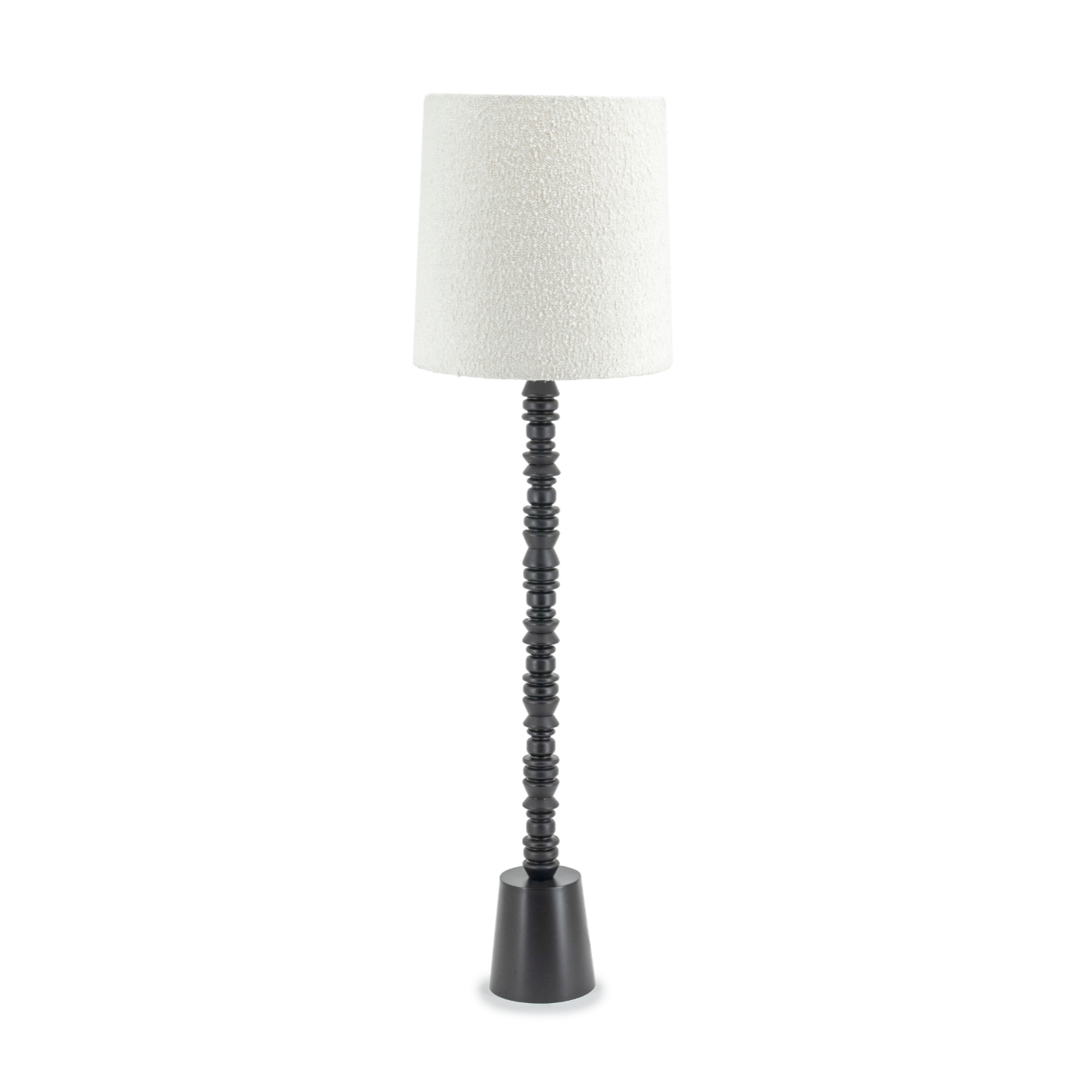 Lampa podłogowa PULSE jasnobeżowy z czarną podstawą