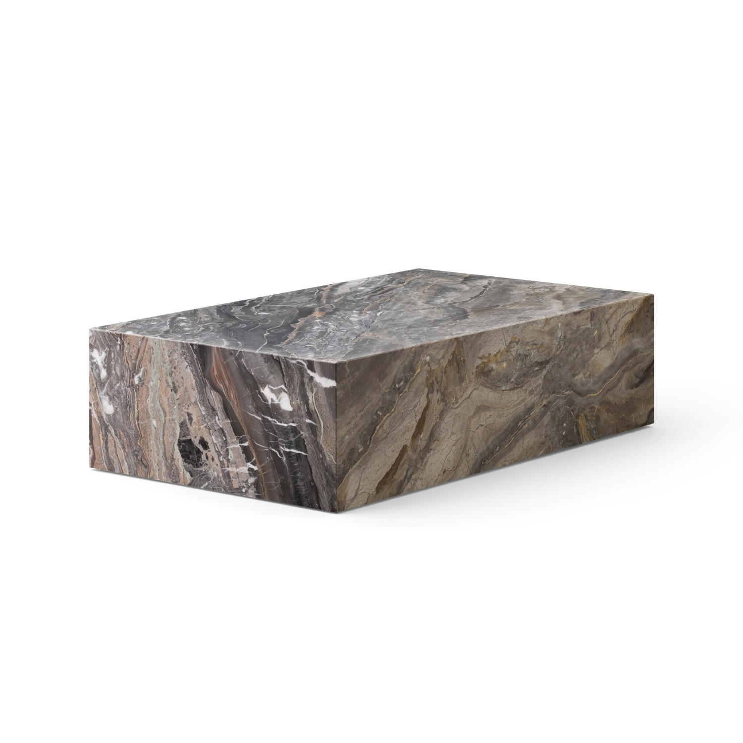 Stolik kawowy PLINTH szary marmur