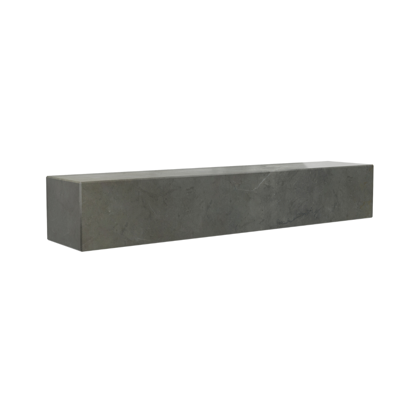 Półka wisząca PLINTH brązowy marmur