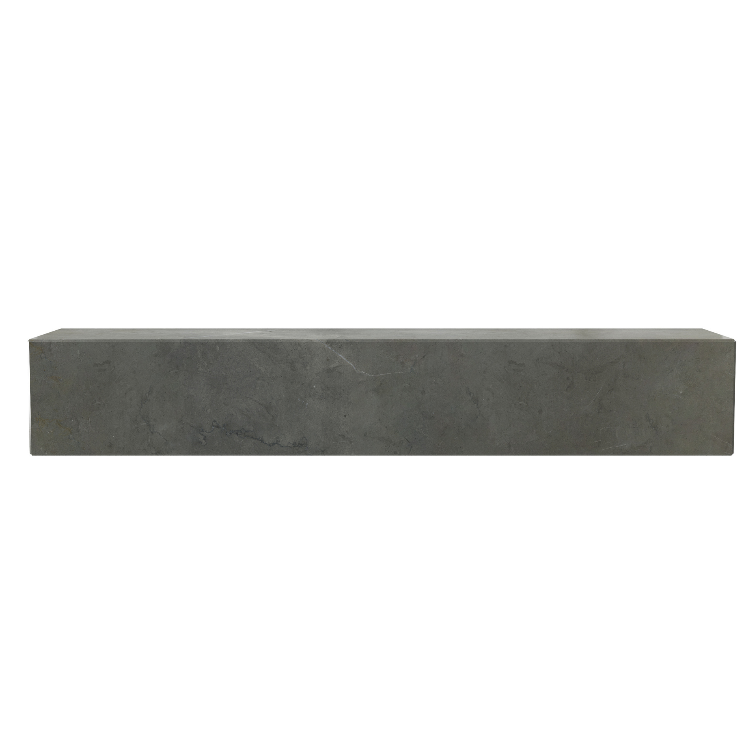 Półka wisząca PLINTH brązowy marmur