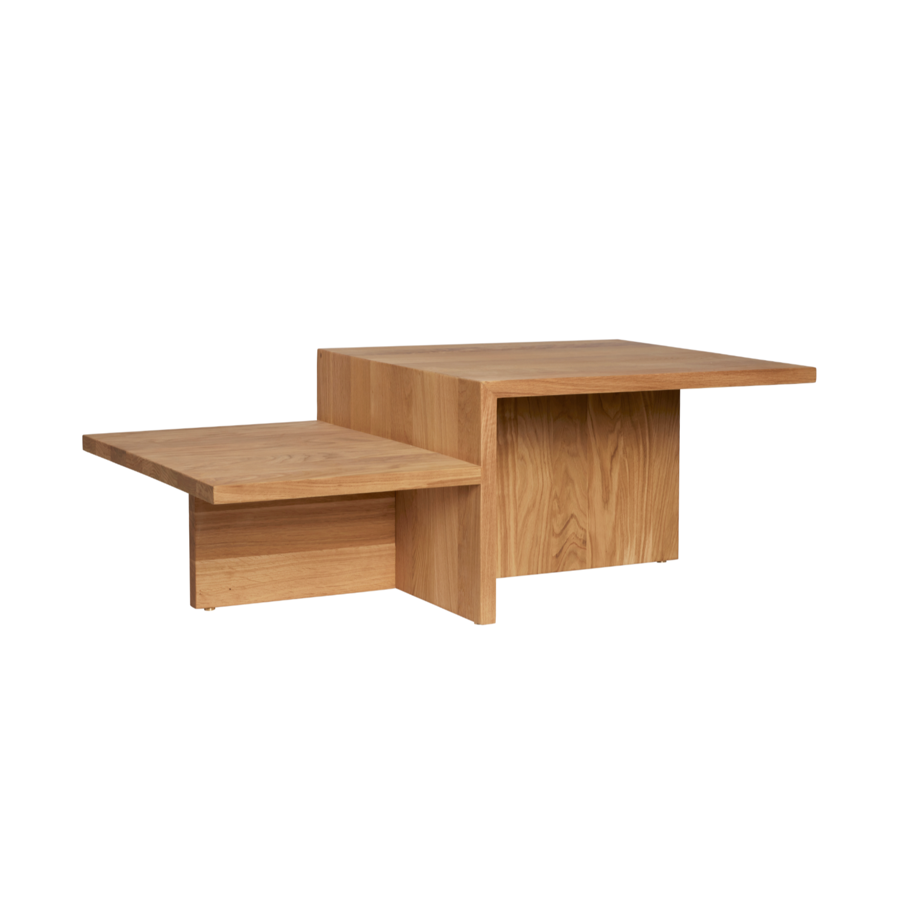 DISTINCT oak wood coffee table