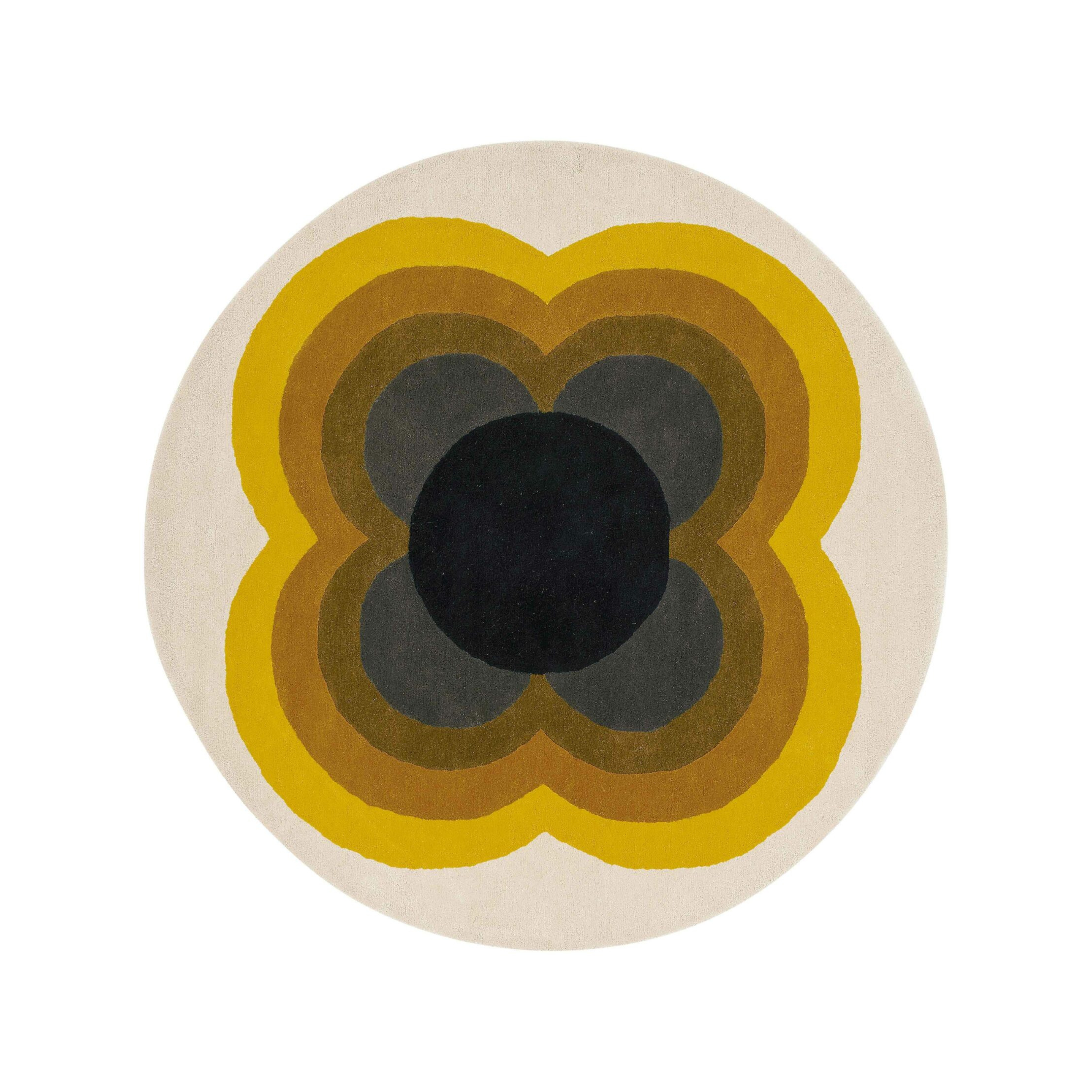 Dywan okrągły SUNFLOWER żółty