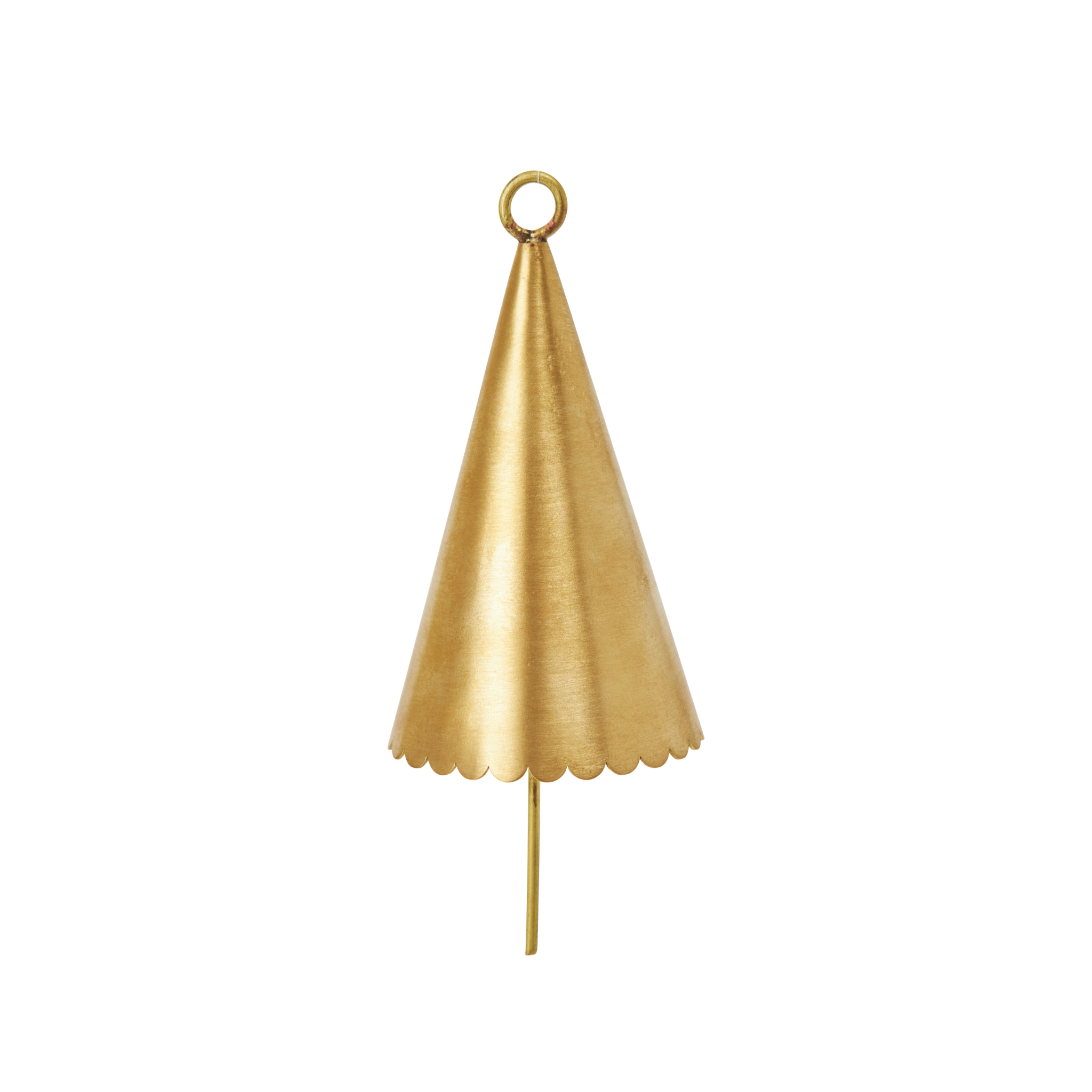 Dekorationsset für den Weihnachtsbaum CONE BELL aus Messing