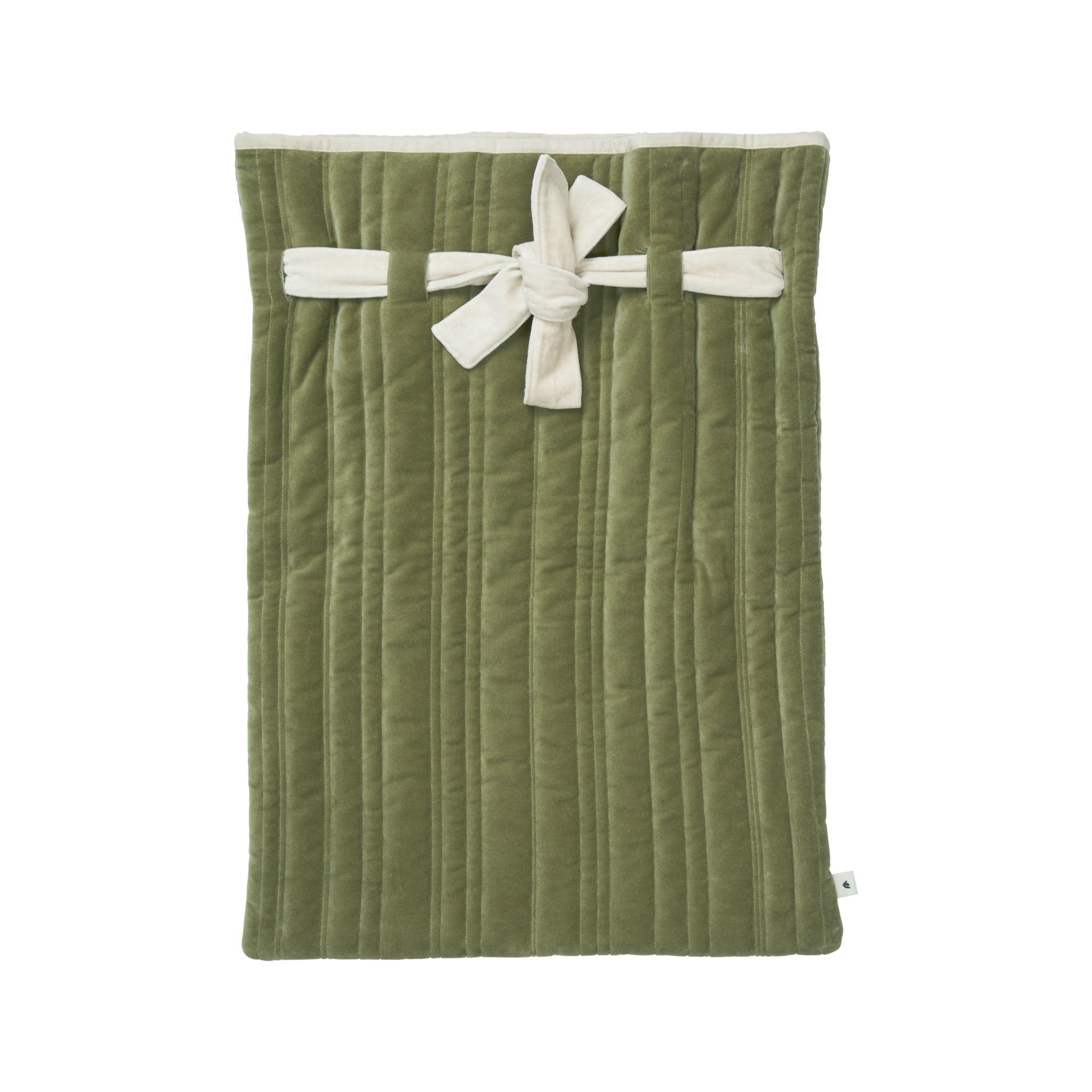Worek na prezenty VARI QUILTED SACK zielony z białym