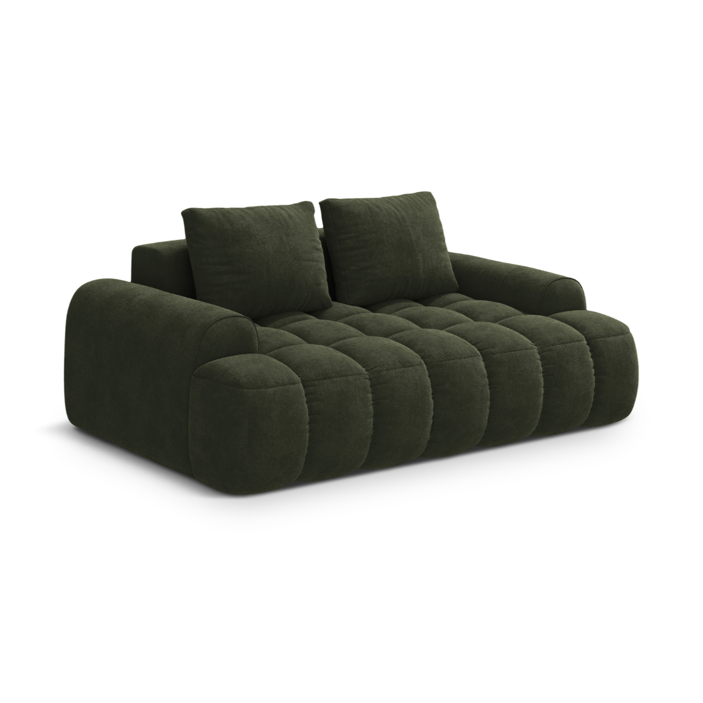 Sofa aksamitna 2-osobowa LINZ zielony