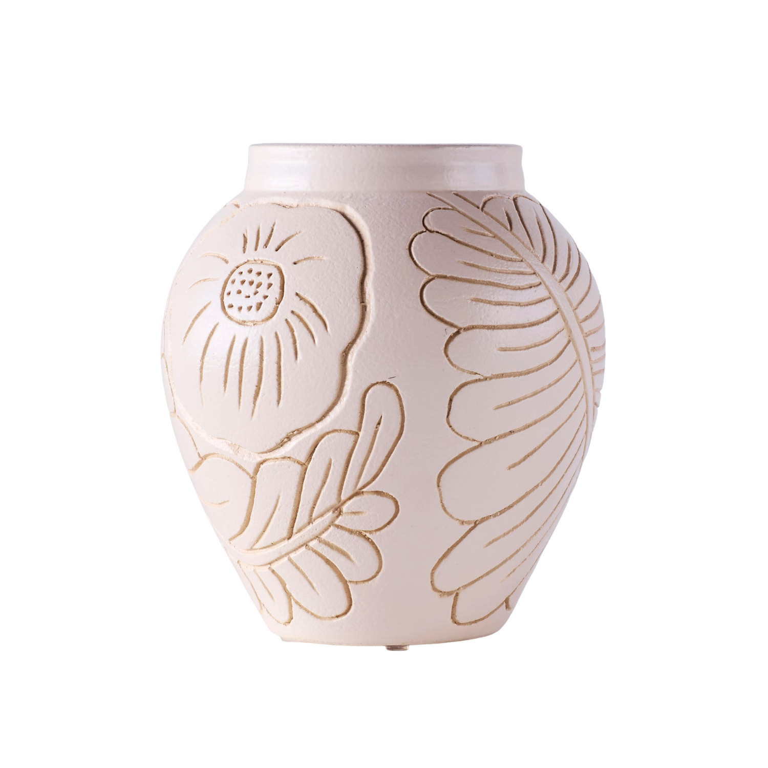 Vase FRIDA weiße Keramik