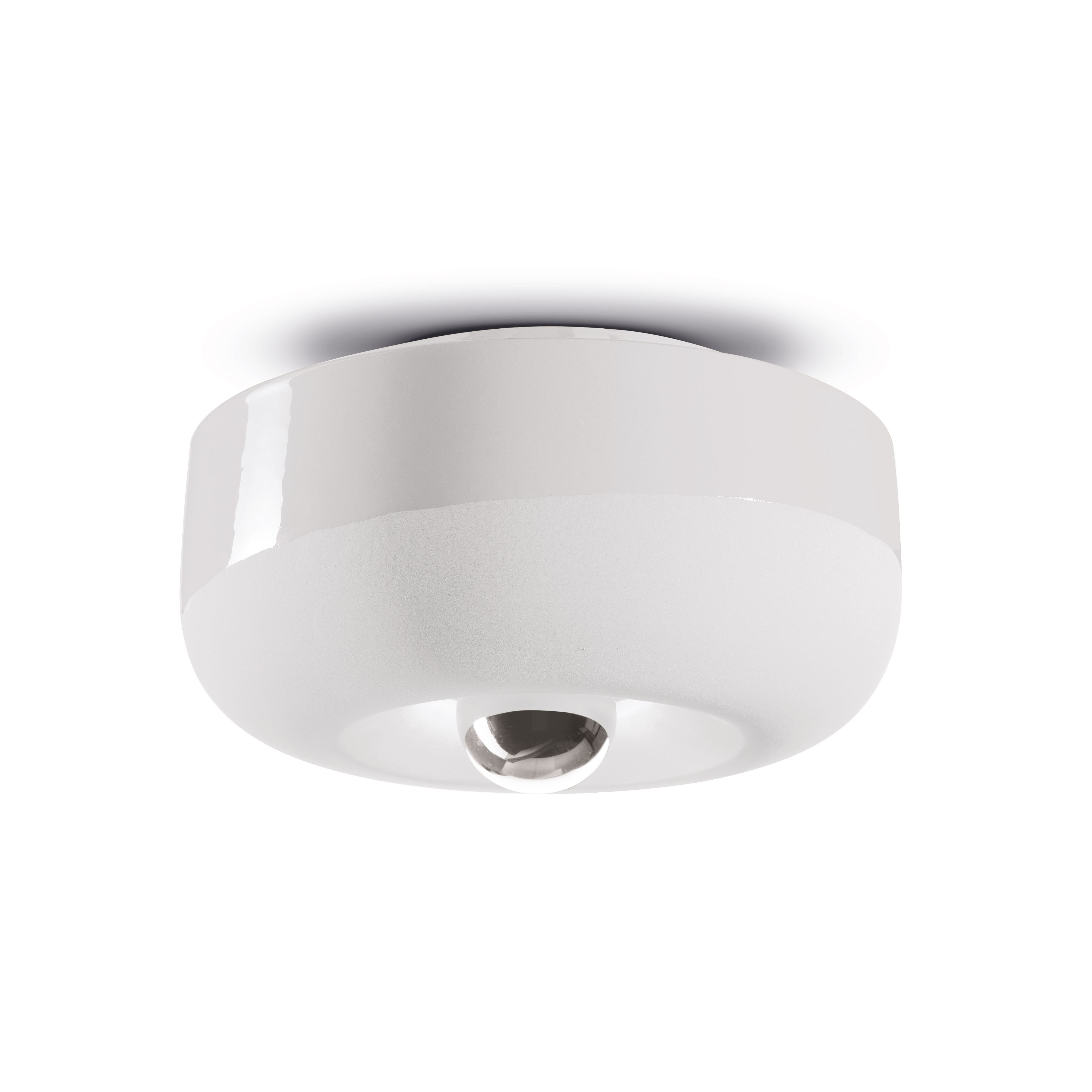 White ceramic wall lamp BELLOTA
