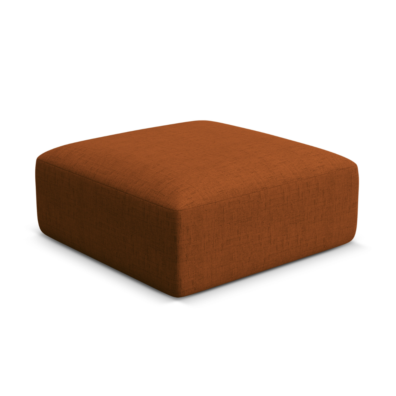 Puf CAMPI ziegelrot Chenille