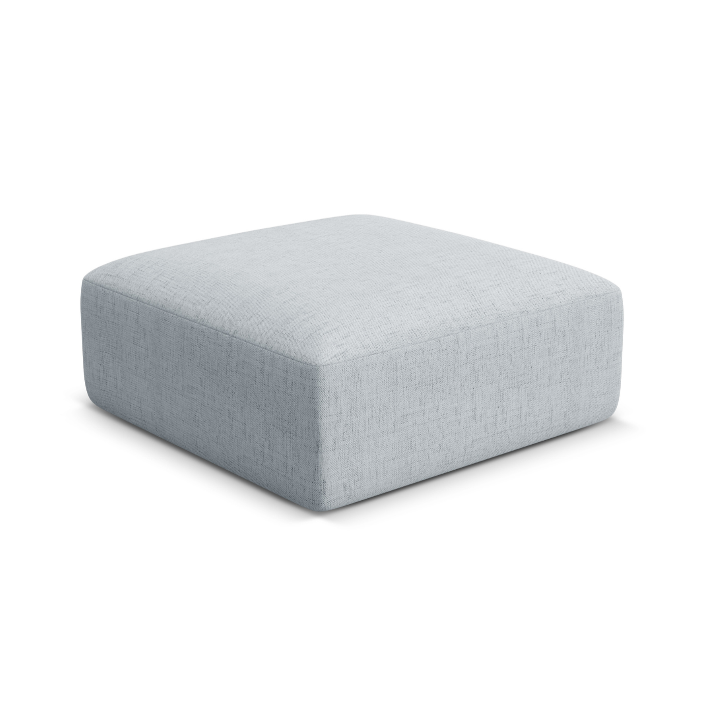Puf CAMPI hellgrau Chenille