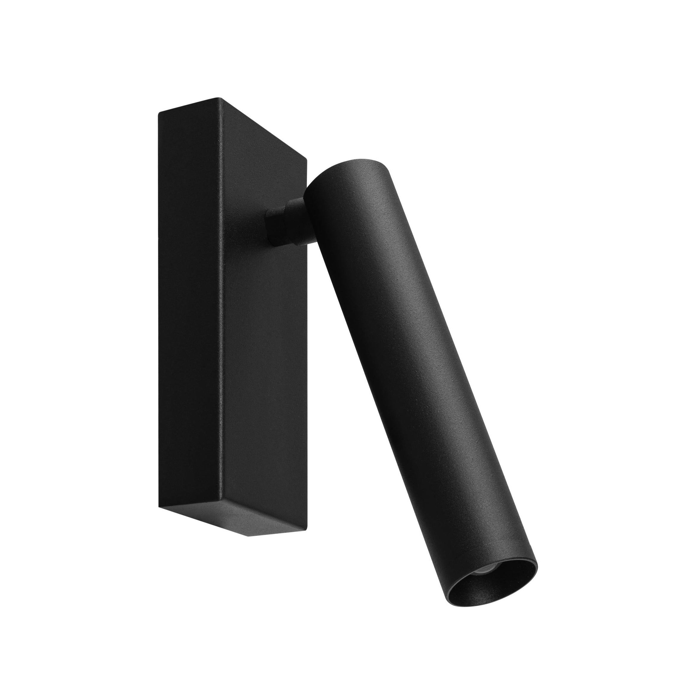 Verstellbare Wandleuchte ROLL schwarz