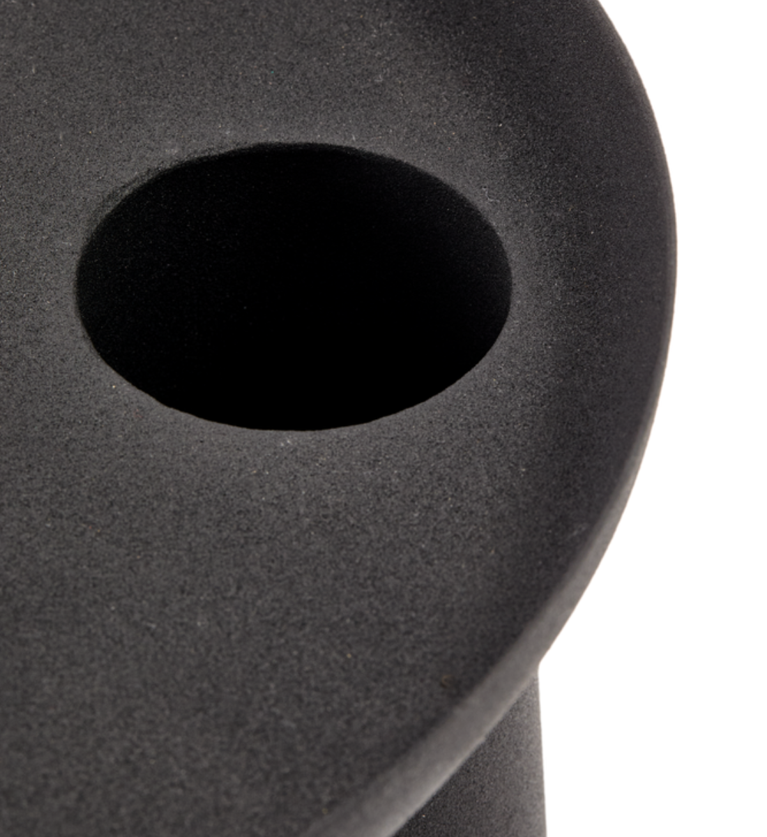 Vase ROMAN VASE & PLATTE schwarz