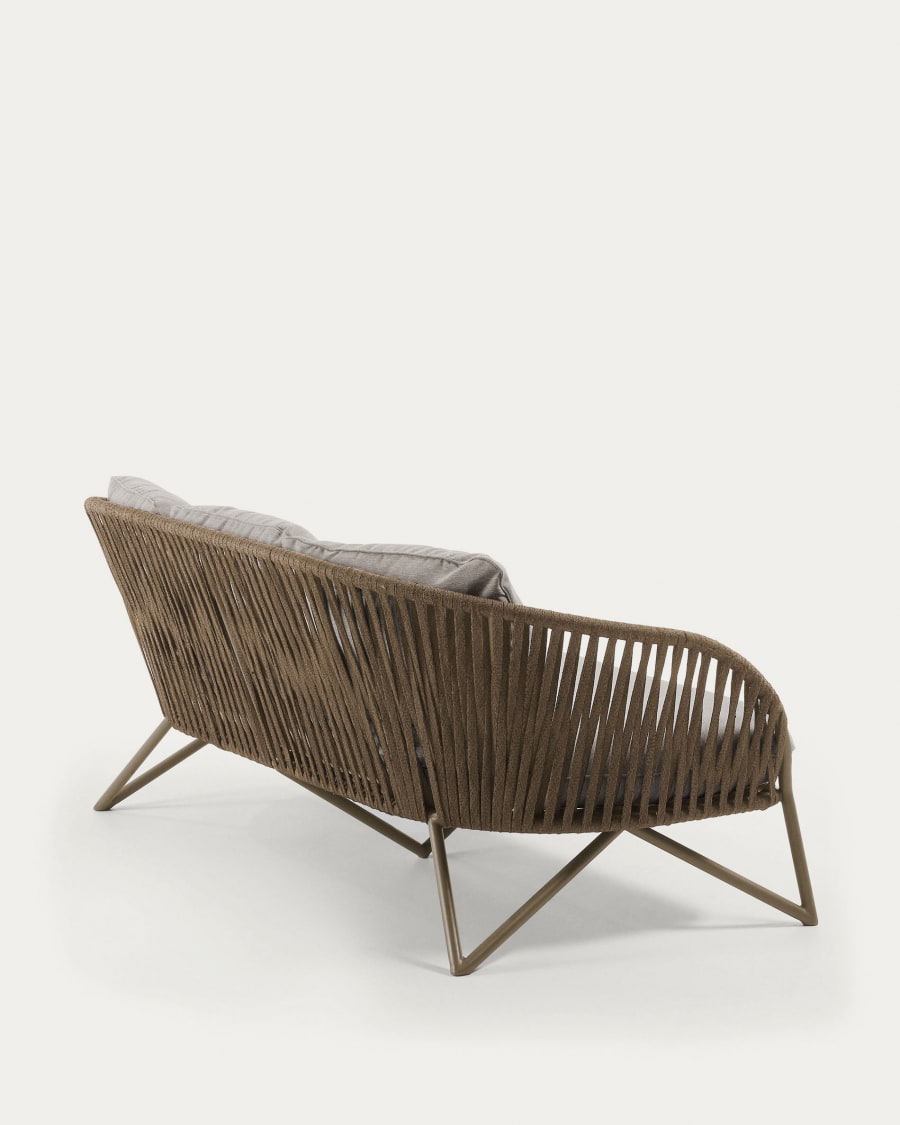 Sofa ogrodowa BRANZIE brązowy