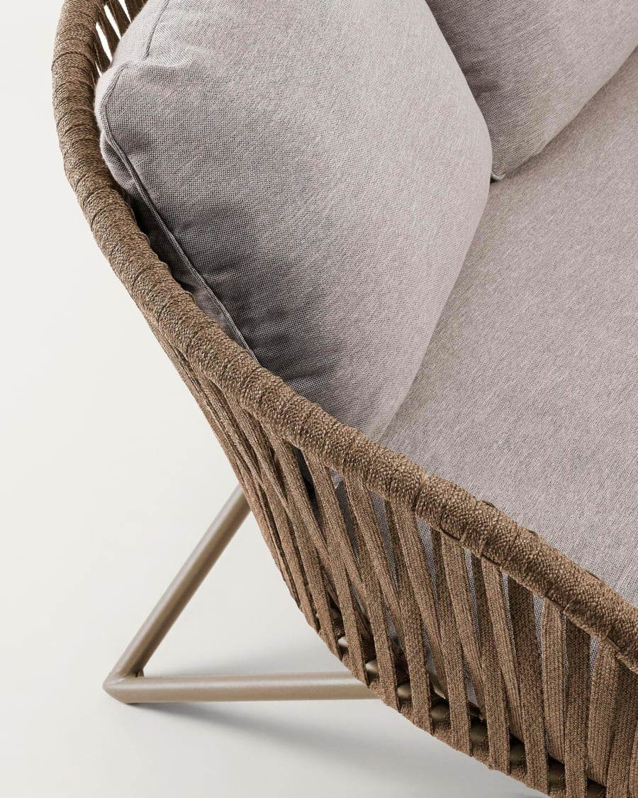 Sofa ogrodowa BRANZIE brązowy