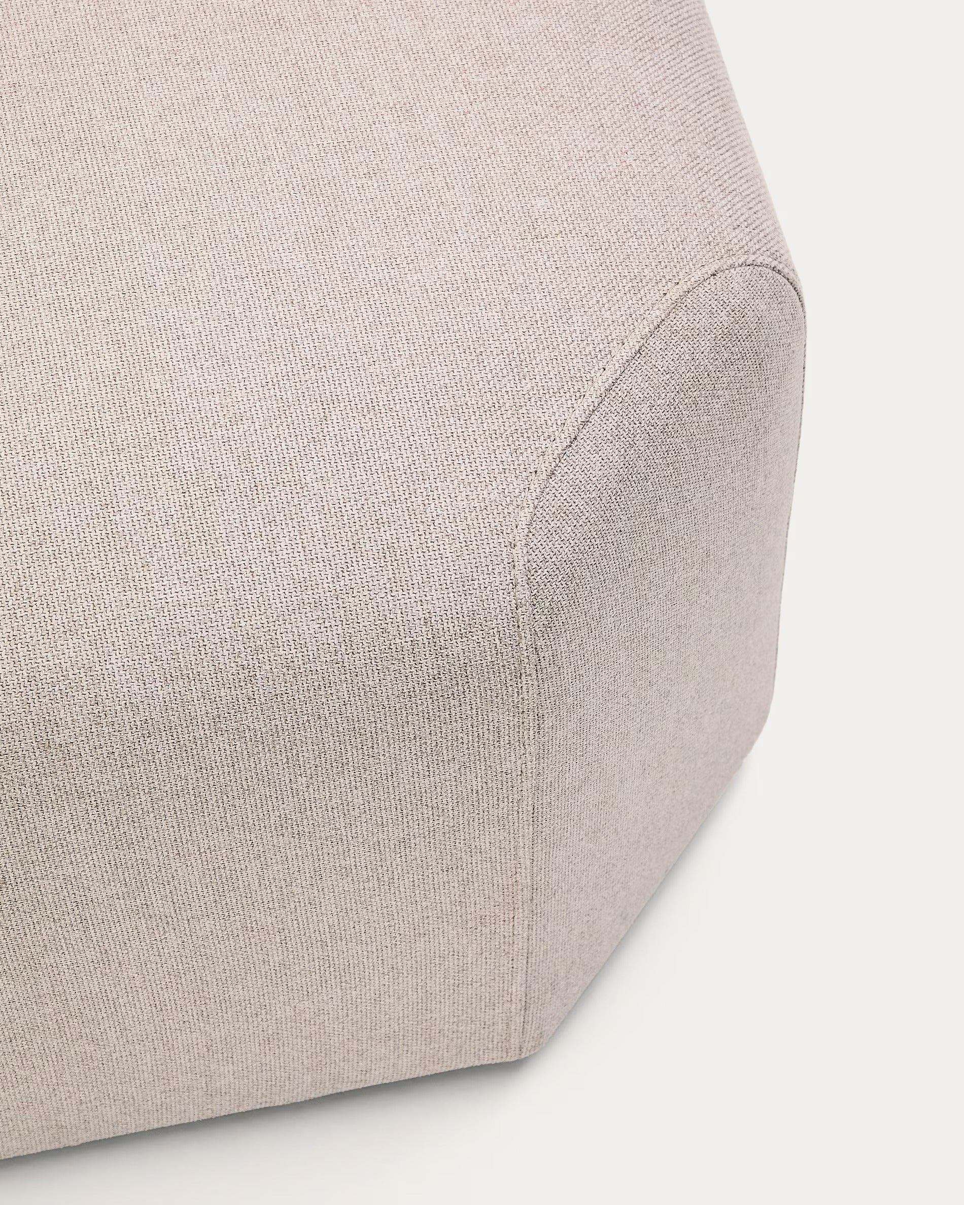 Sofa modułowa NEOM - moduł narożny beżowy