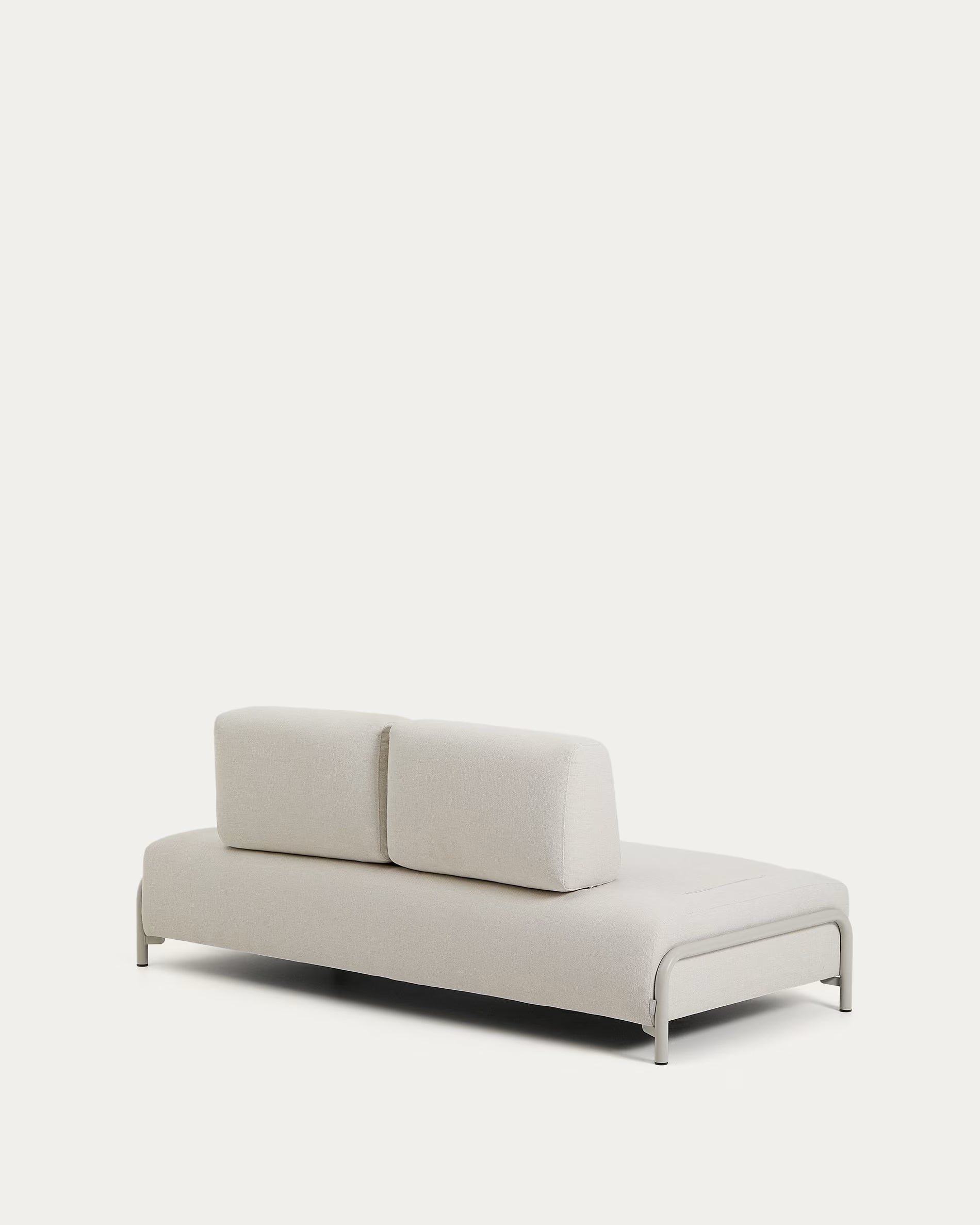 Sofa modułowa 2-osobowa COMPO beżowy z beżową podstawą