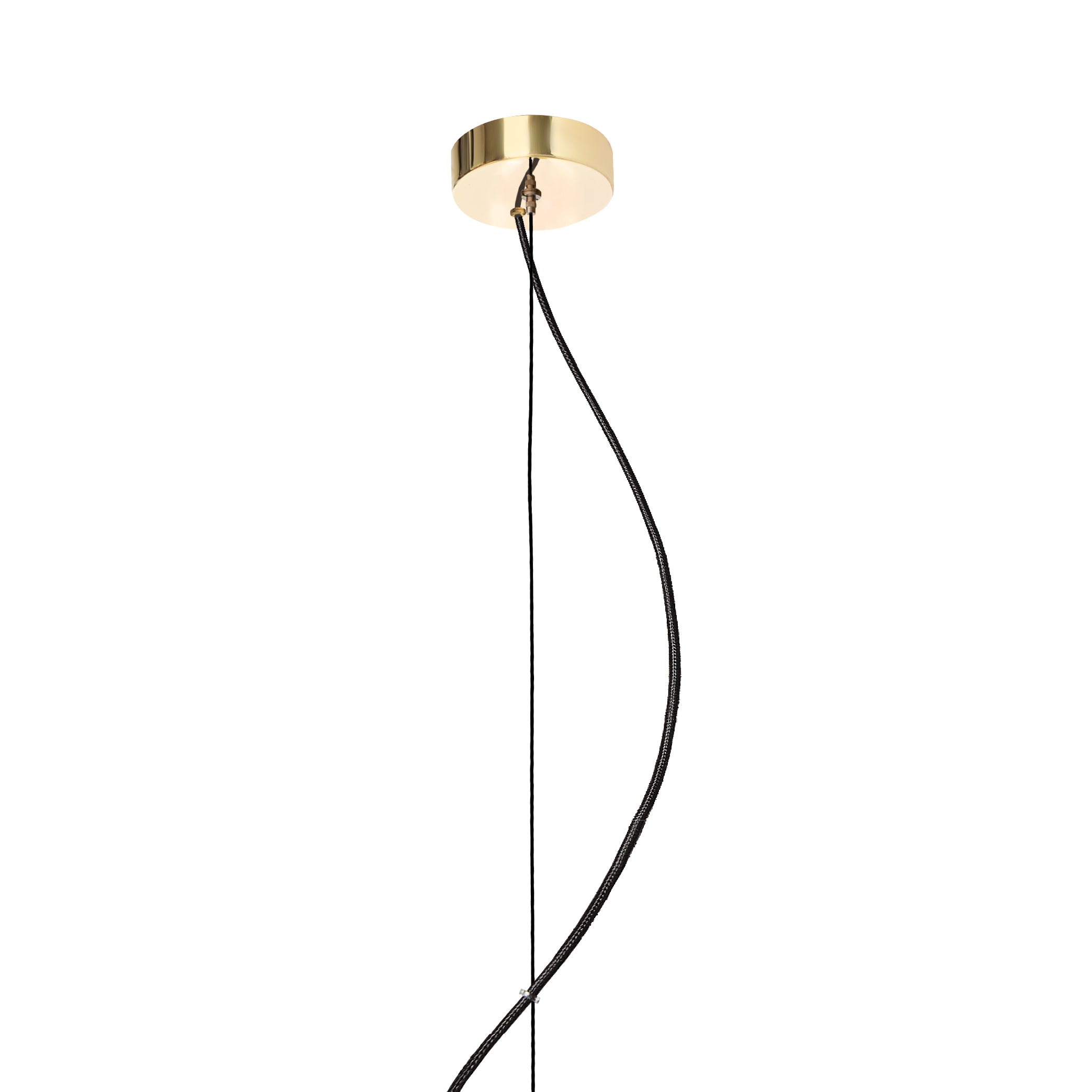 Lampa wisząca STILLA biały ze złotym wykończeniem