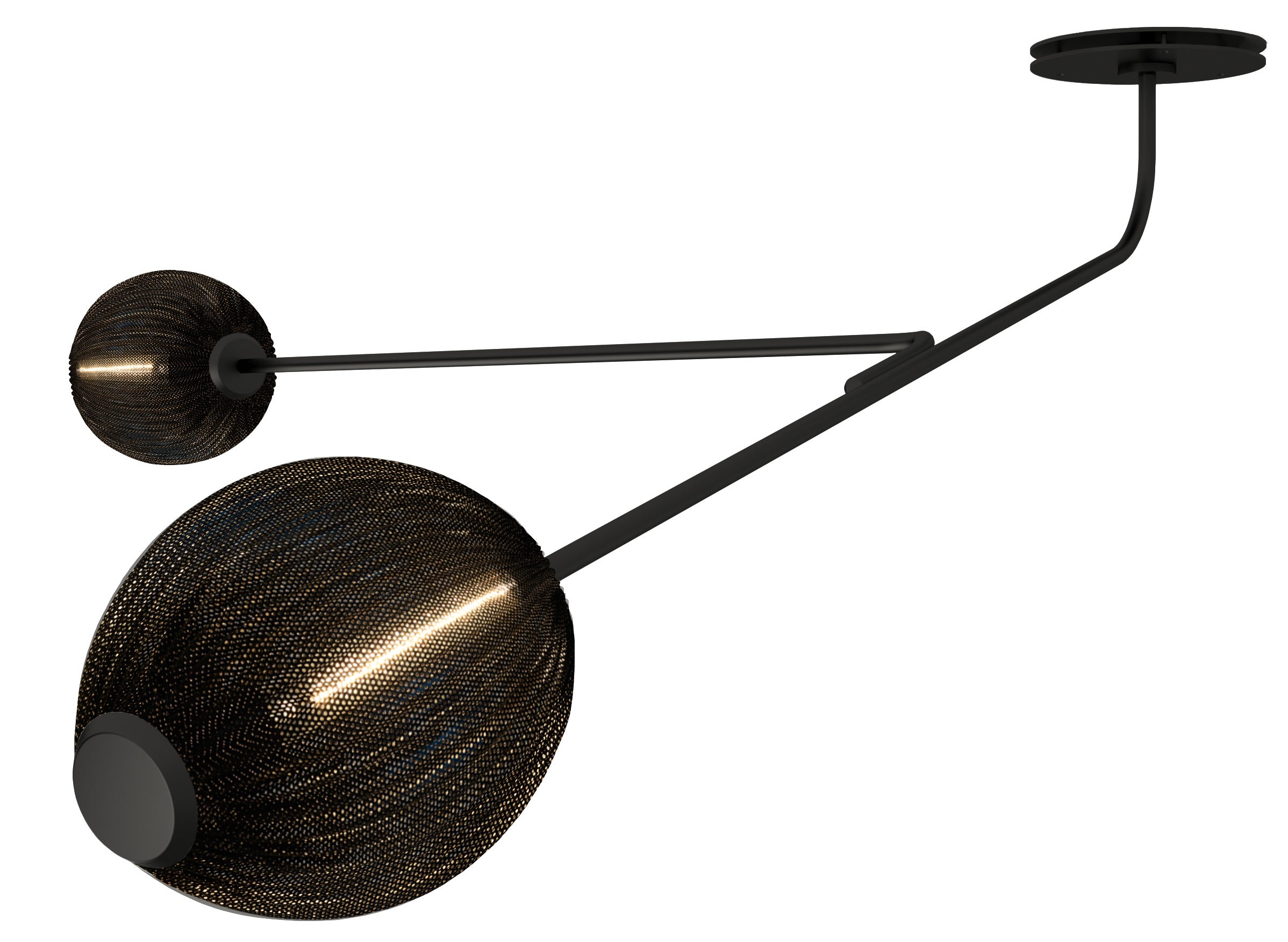 SATELLITE wall lamp black