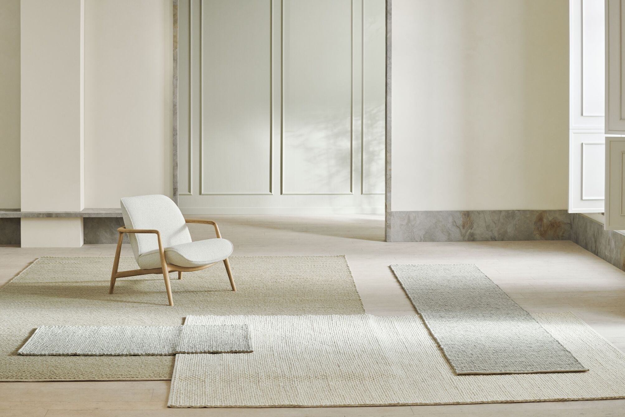 Skandinavien beige Teppich