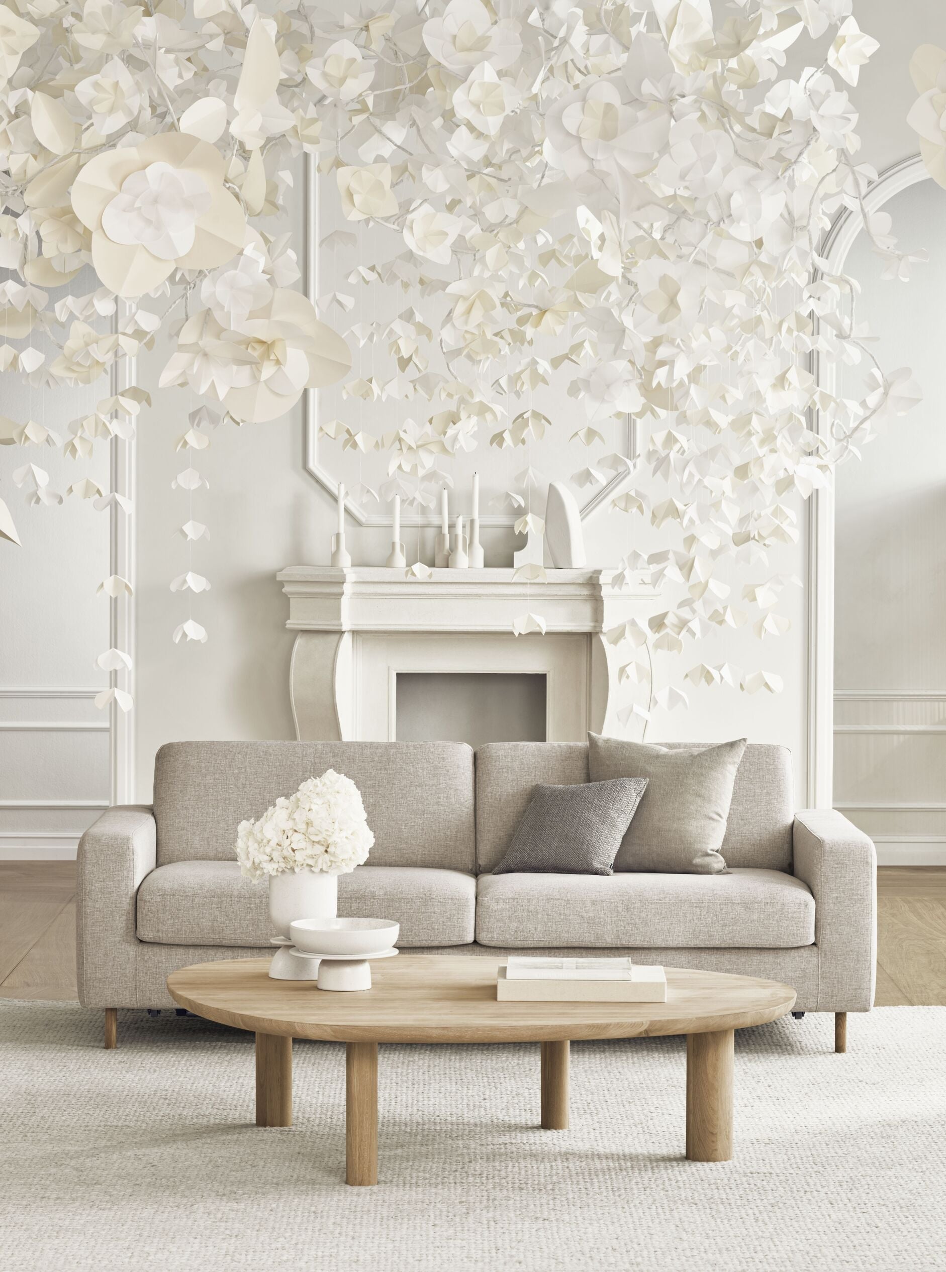 Skandinavien beige Teppich