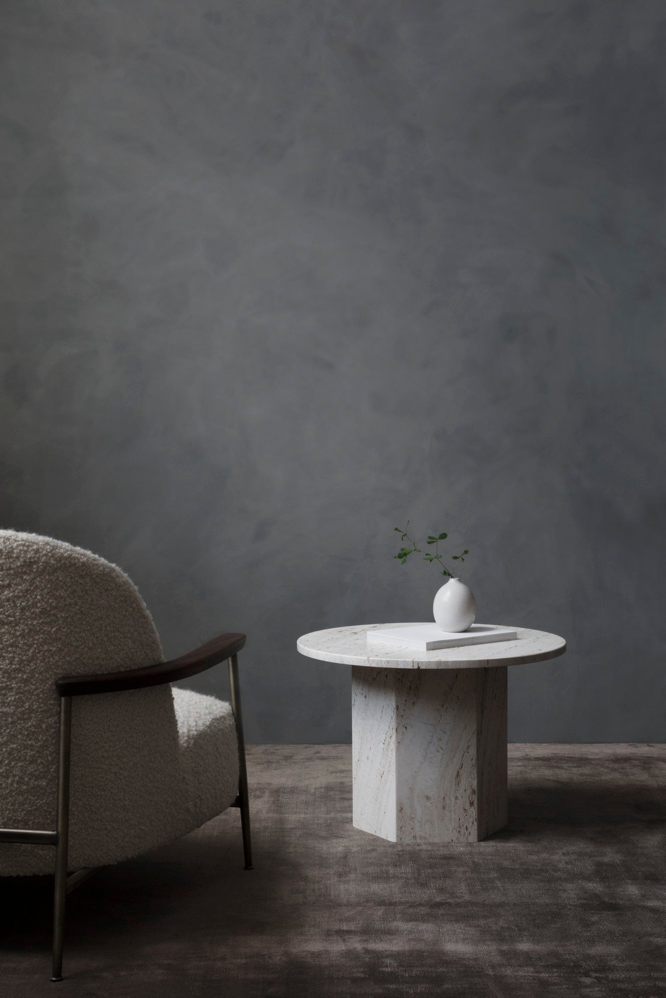 EPIC cream travertine coffee table
