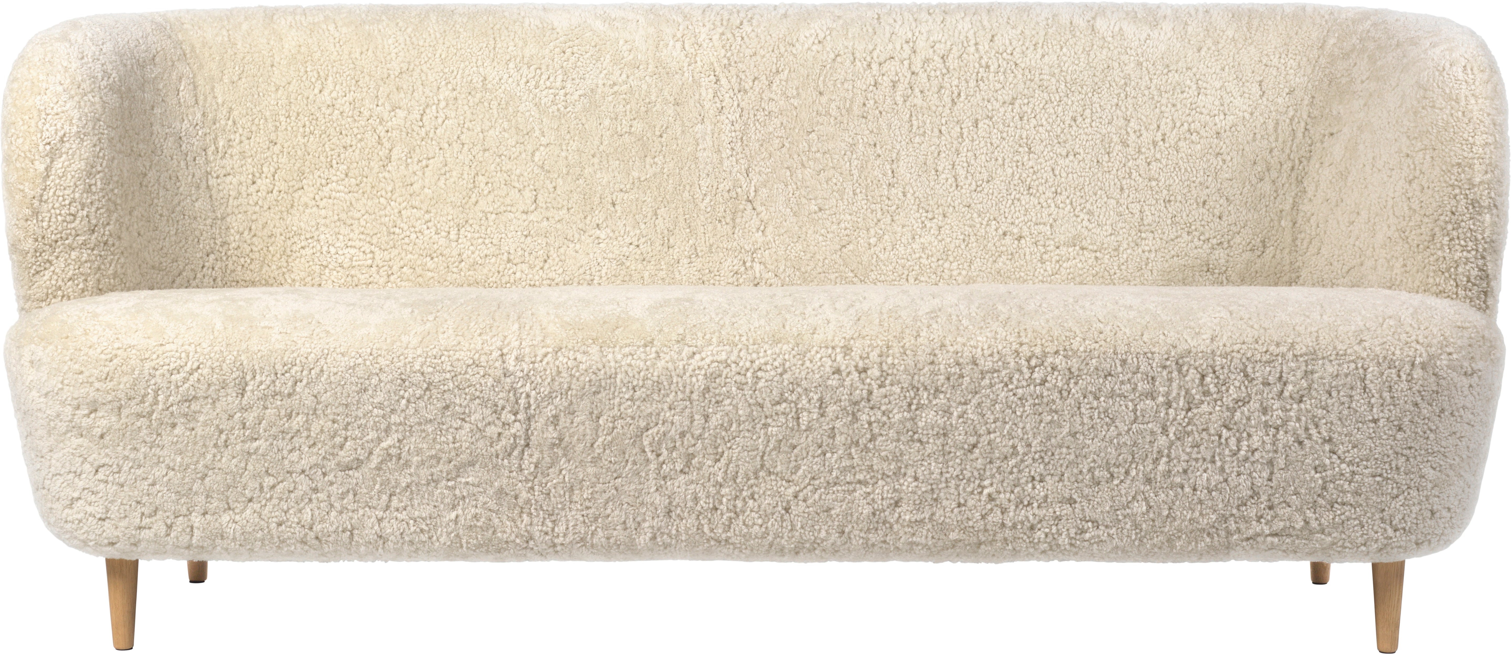 STAY upholstered sofa with oak base