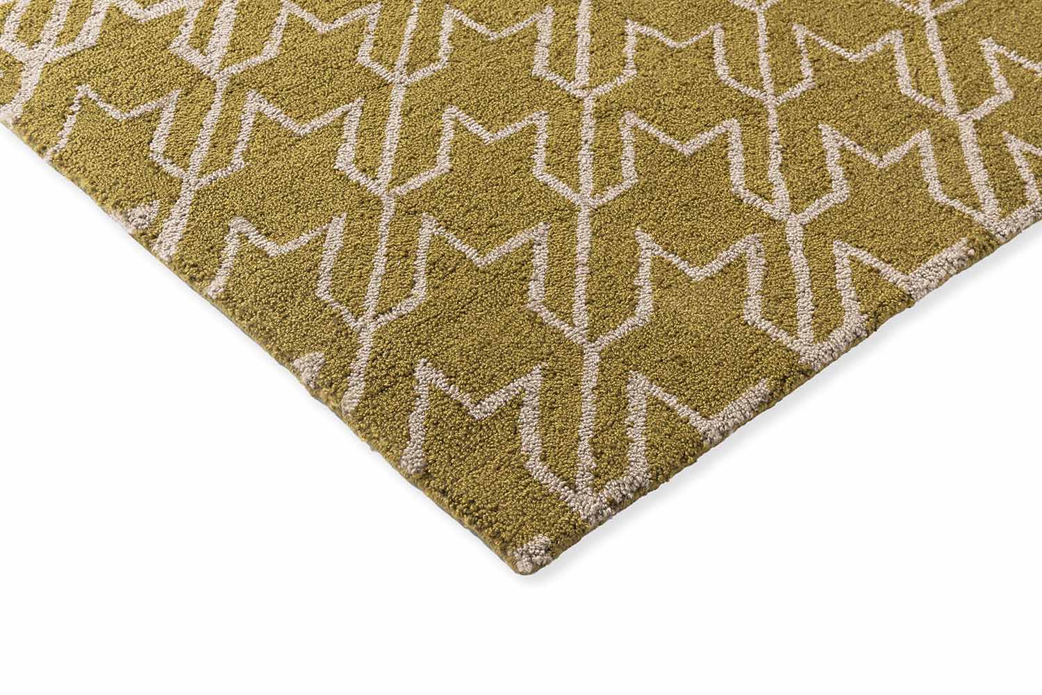 Dywan zewnętrzny HOUNDSTOOTH musztardowy