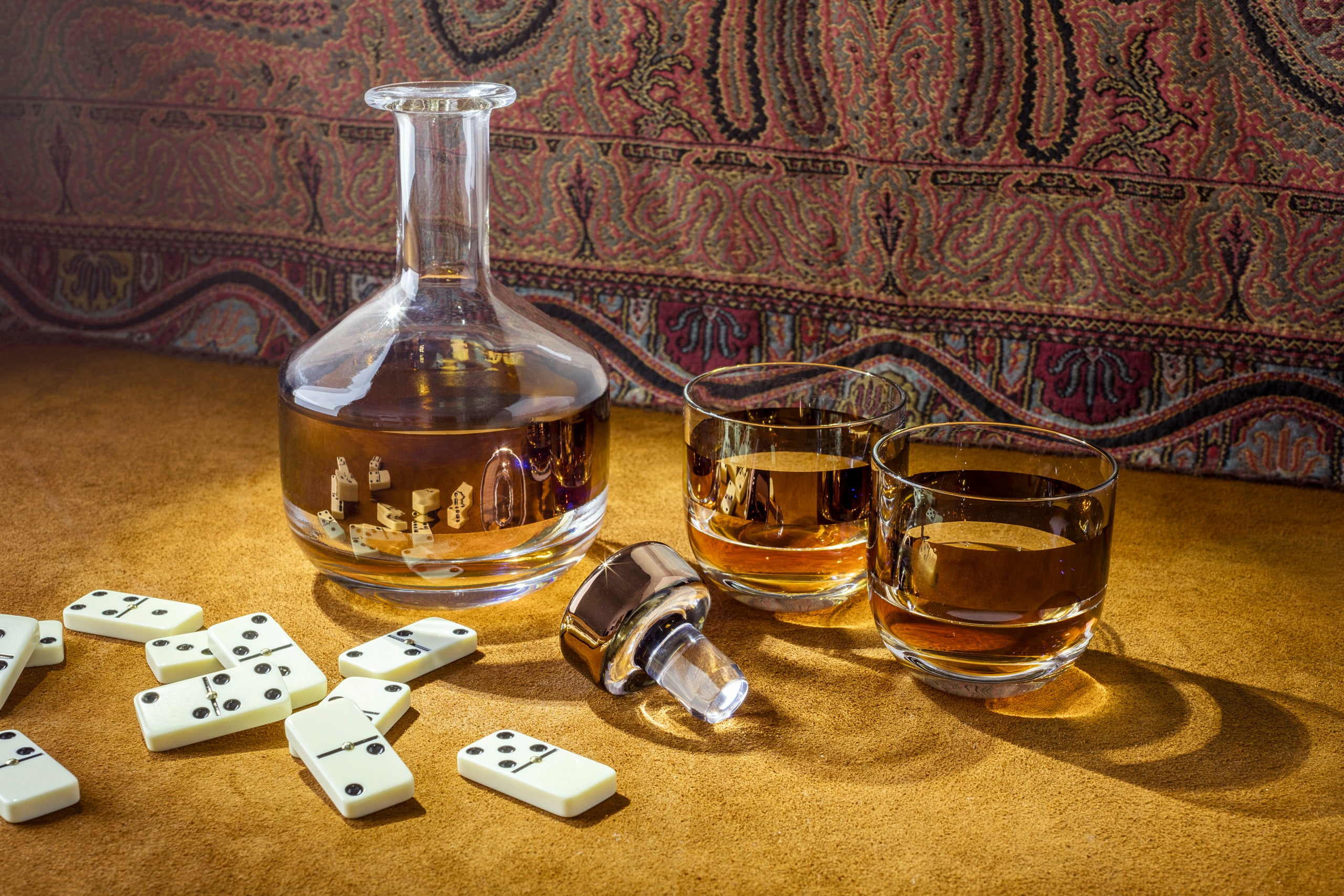 Zestaw szklanek do whiskey TANK miedziany