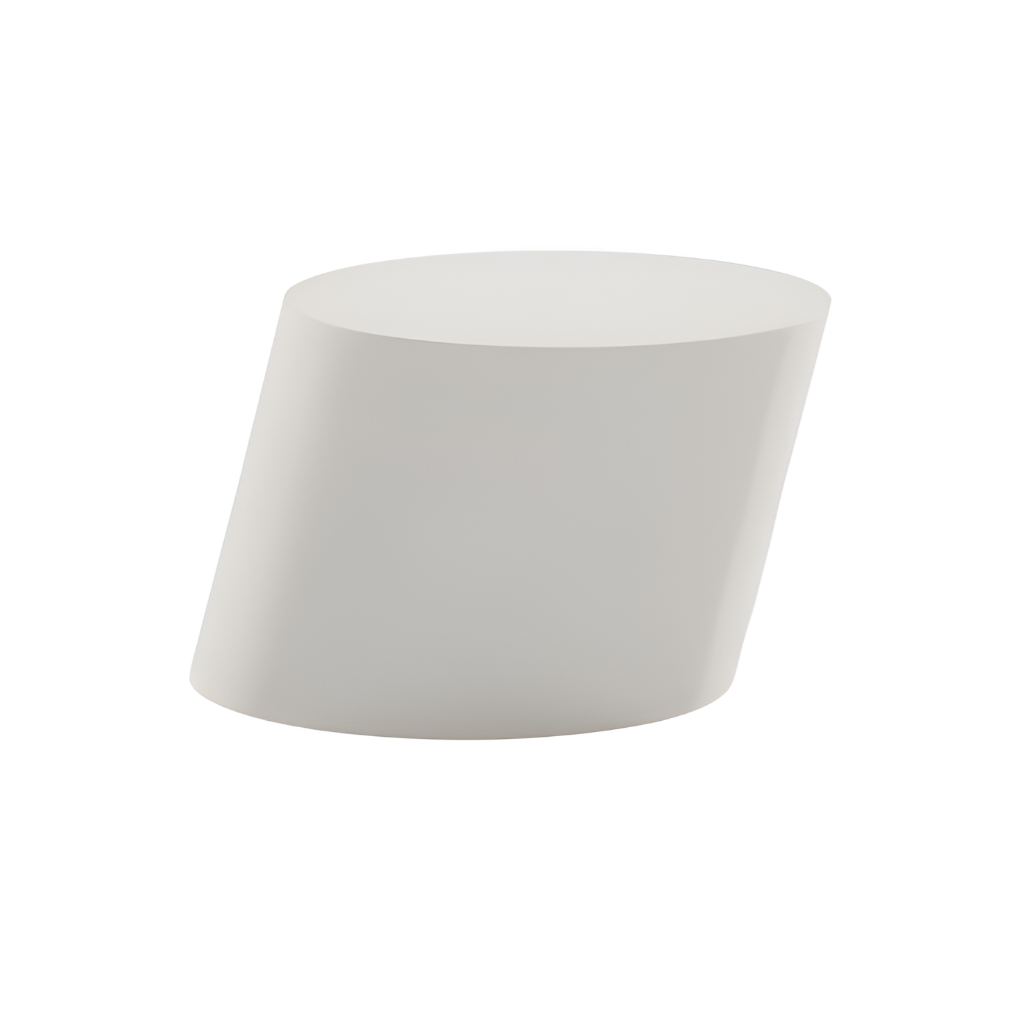 White tilt coffee table