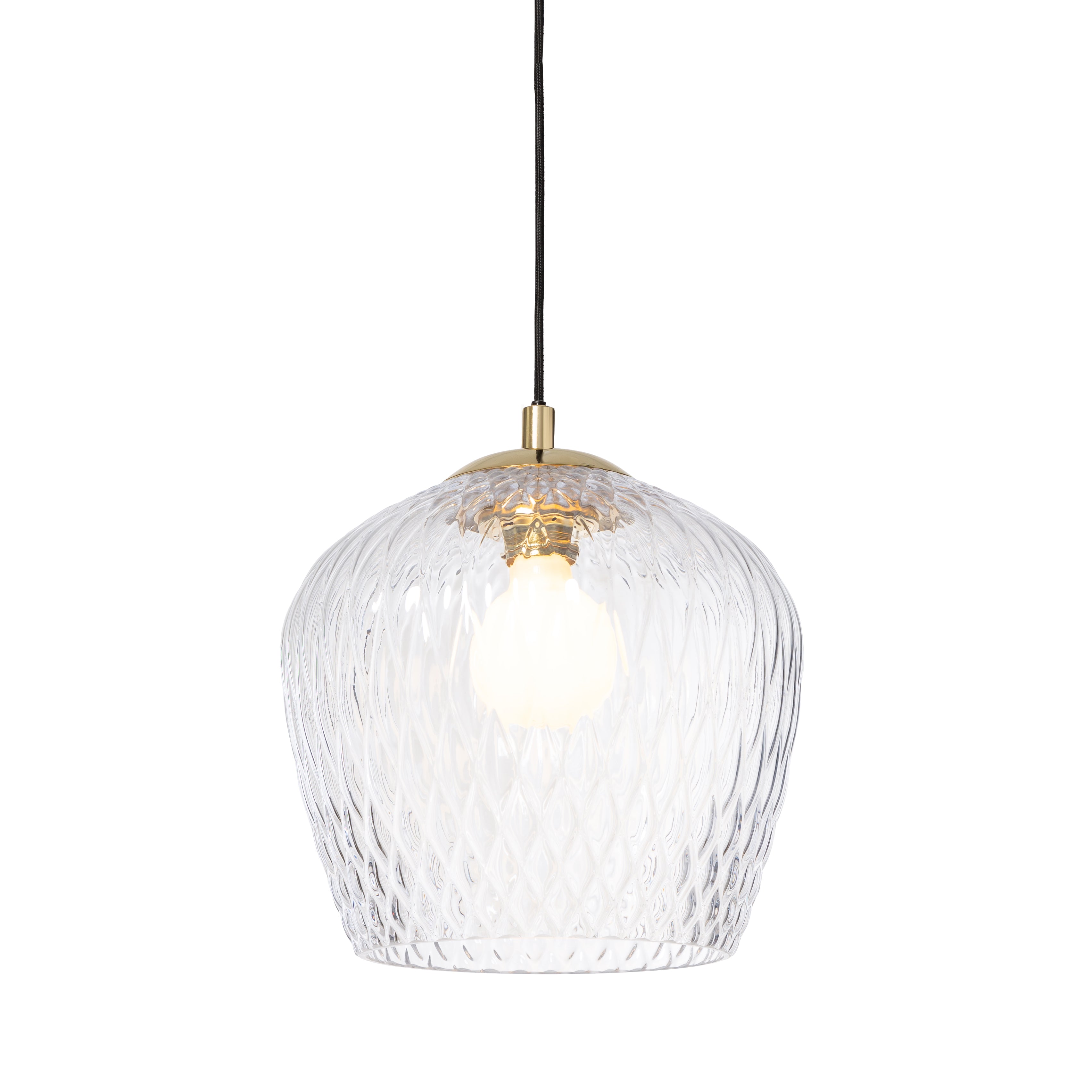 Lampa wisząca VENUS szklany klosz