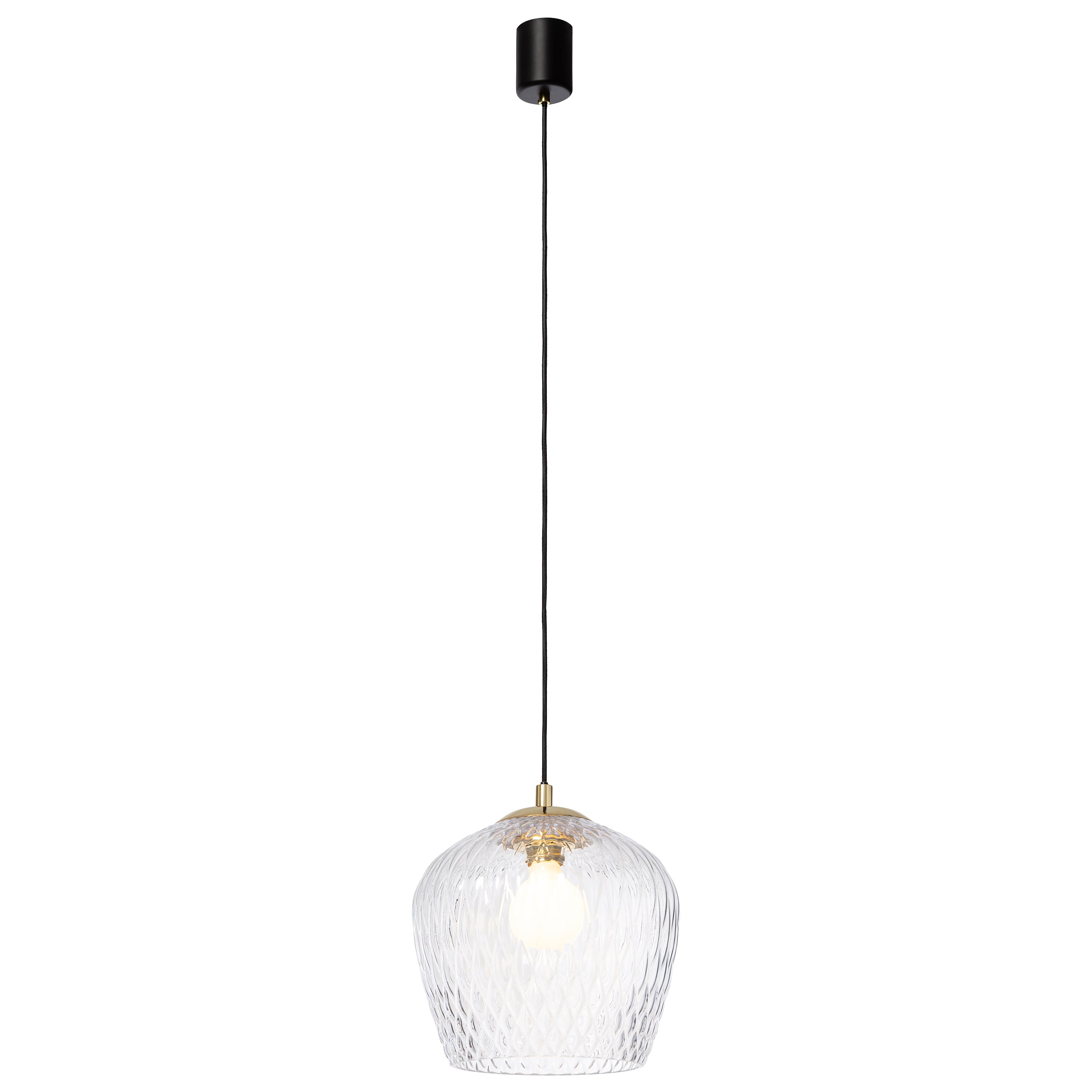 Lampa wisząca VENUS szklany klosz