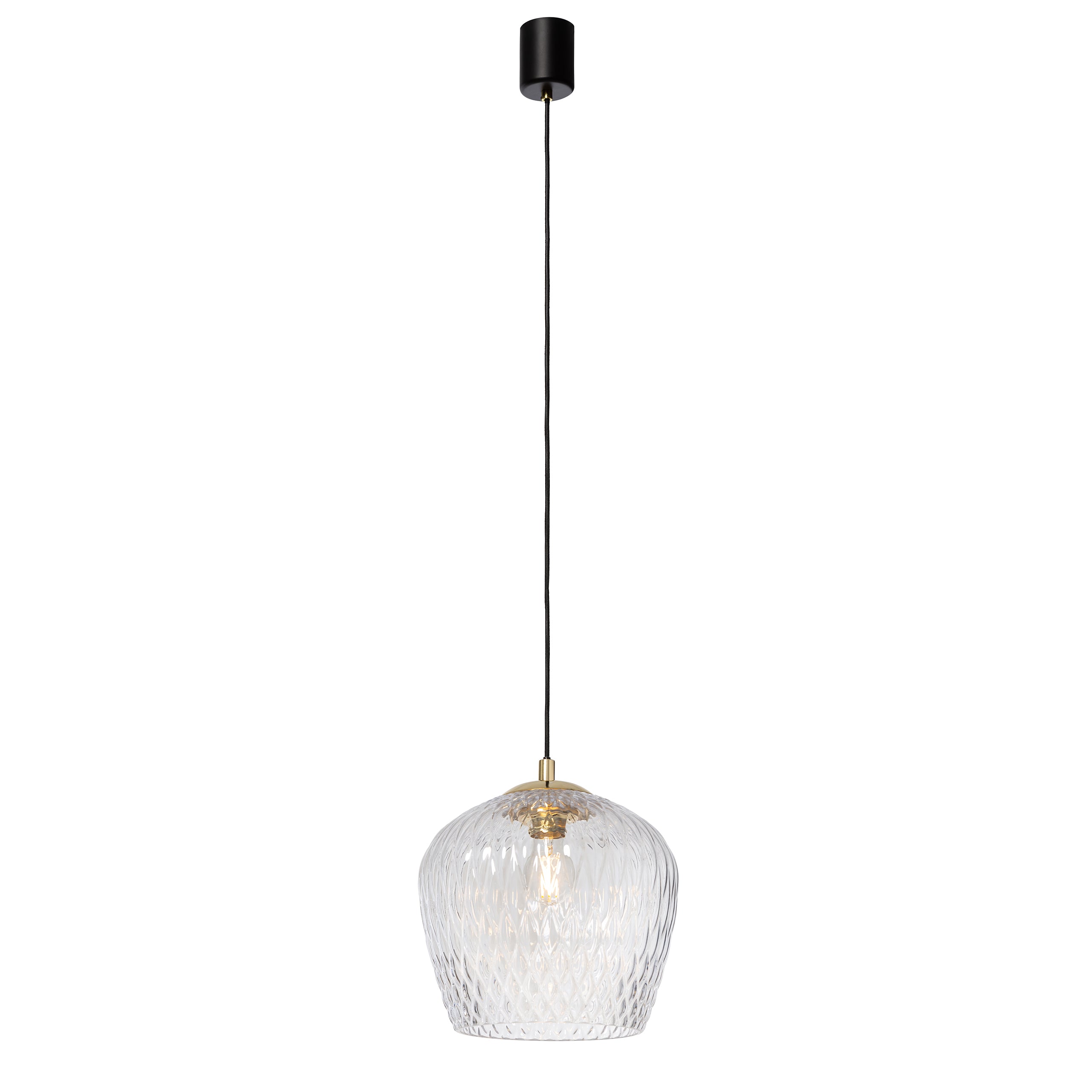 Lampa wisząca VENUS szklany klosz