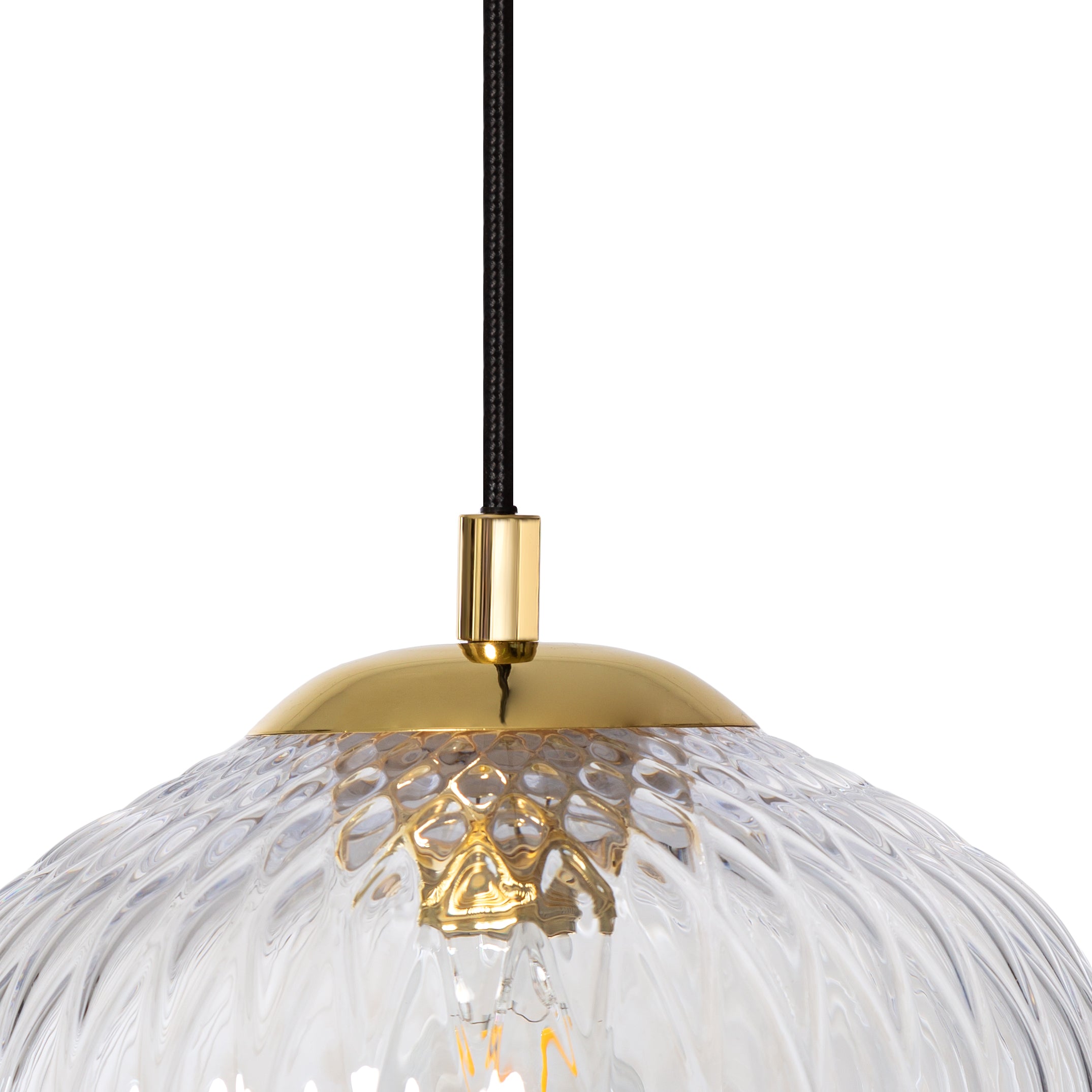 Lampa wisząca VENUS szklany klosz