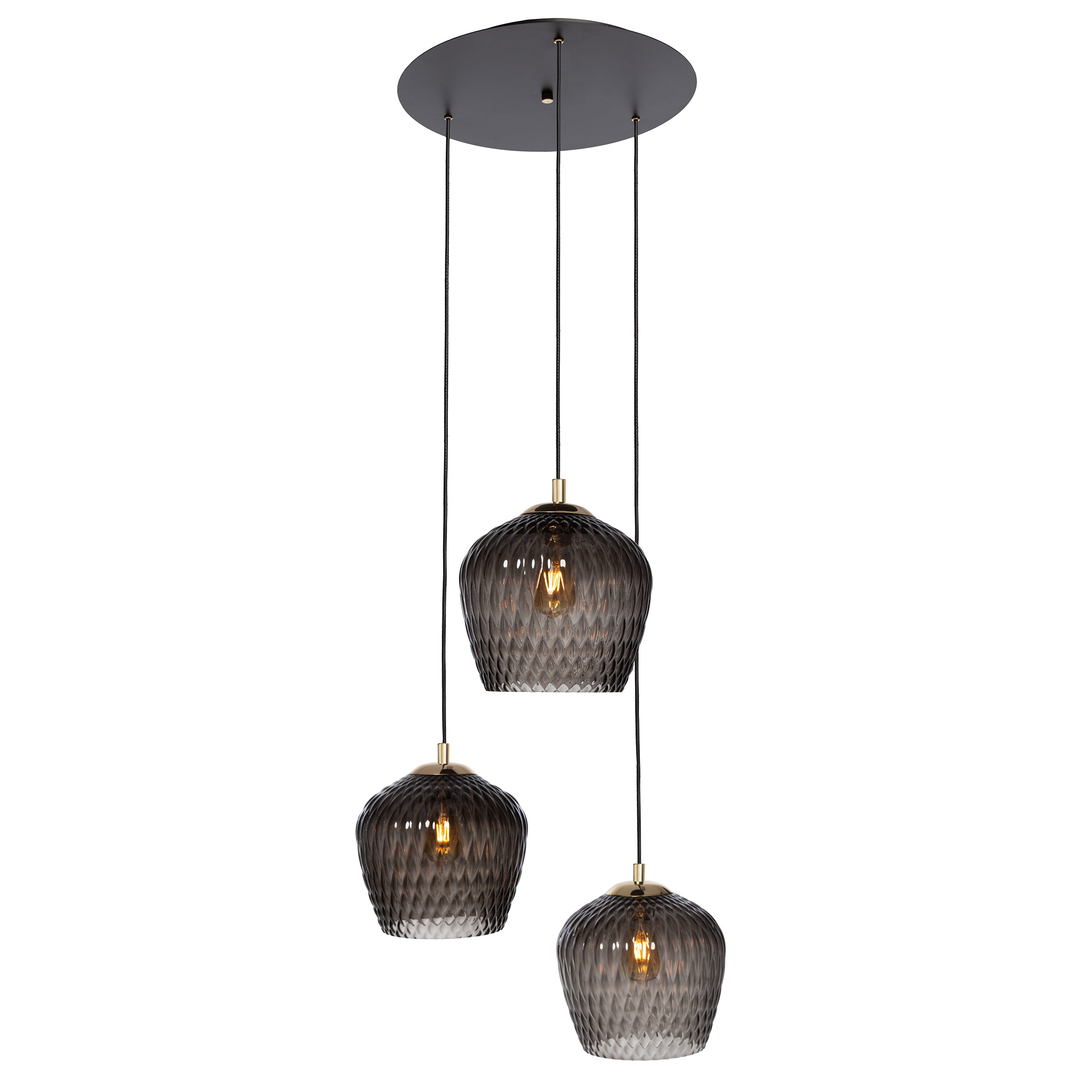 Lampa wisząca VENUS 3 grafitowy