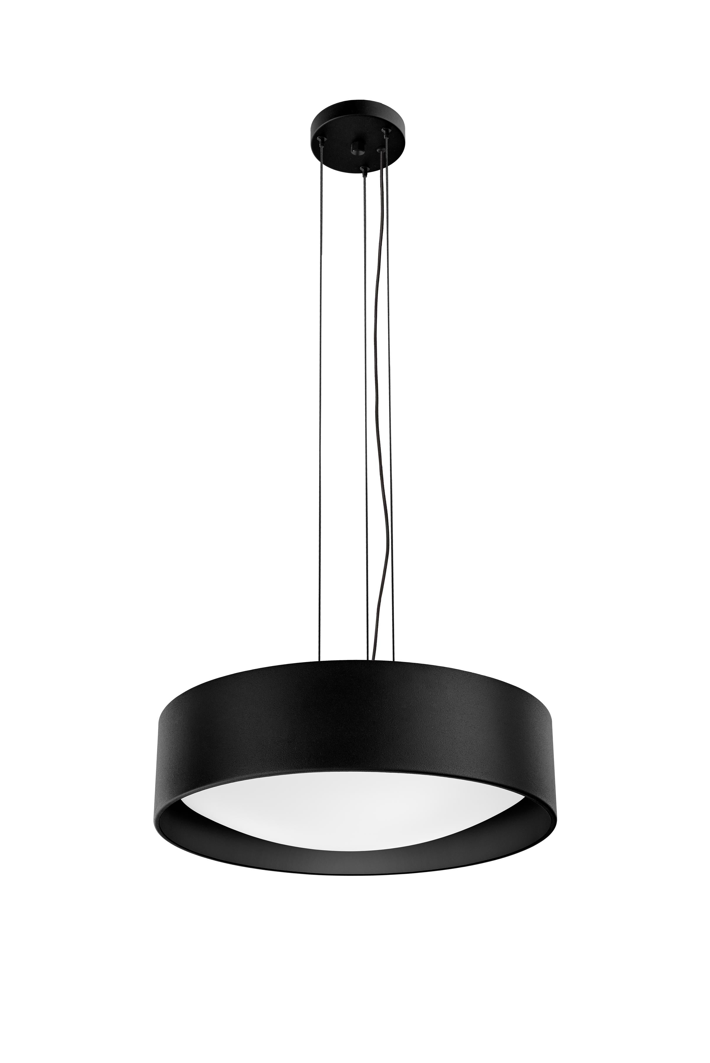Lampa wisząca VERO czarny z czarnym środkiem