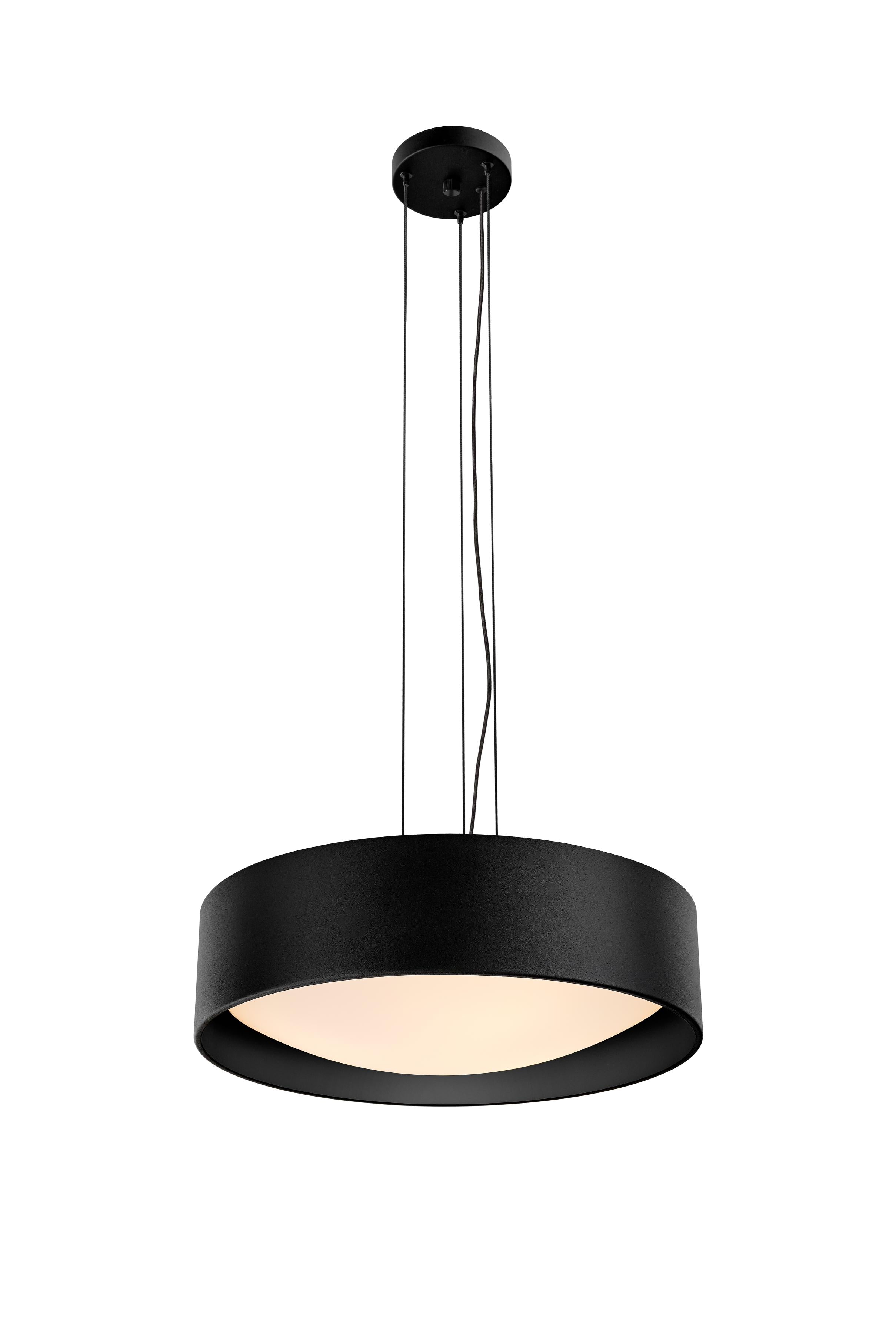 Lampa wisząca VERO czarny z czarnym środkiem