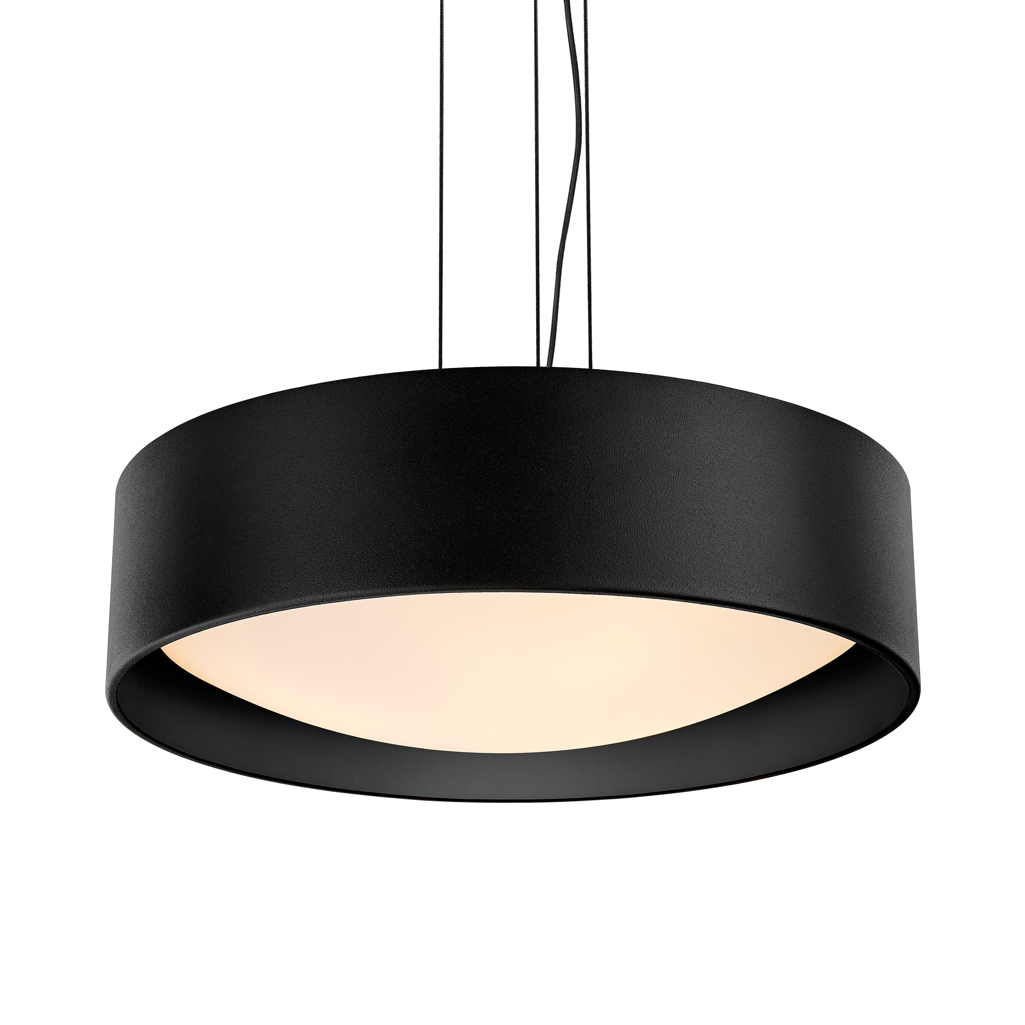 Lampa wisząca VERO czarny z czarnym środkiem