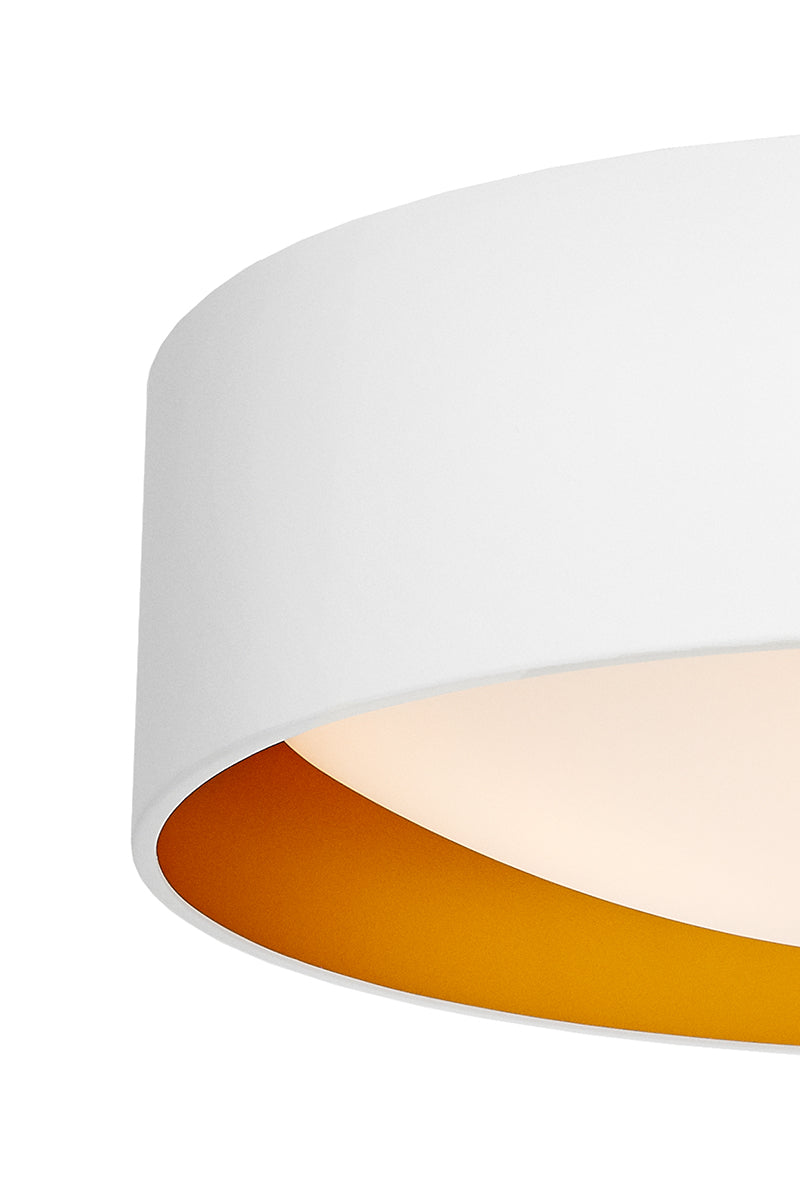 Lampa wisząca VERO biały ze złotym środkiem