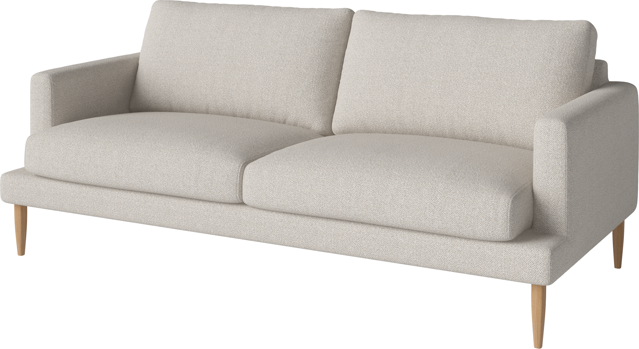 Sofa 2,5-osobowa VENEDA SLIM dębowa podstawa